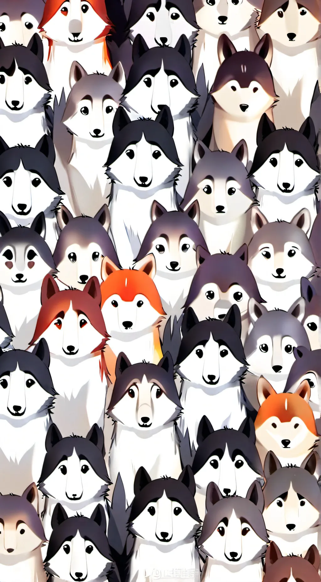 ai character: Wolf from 99nights background