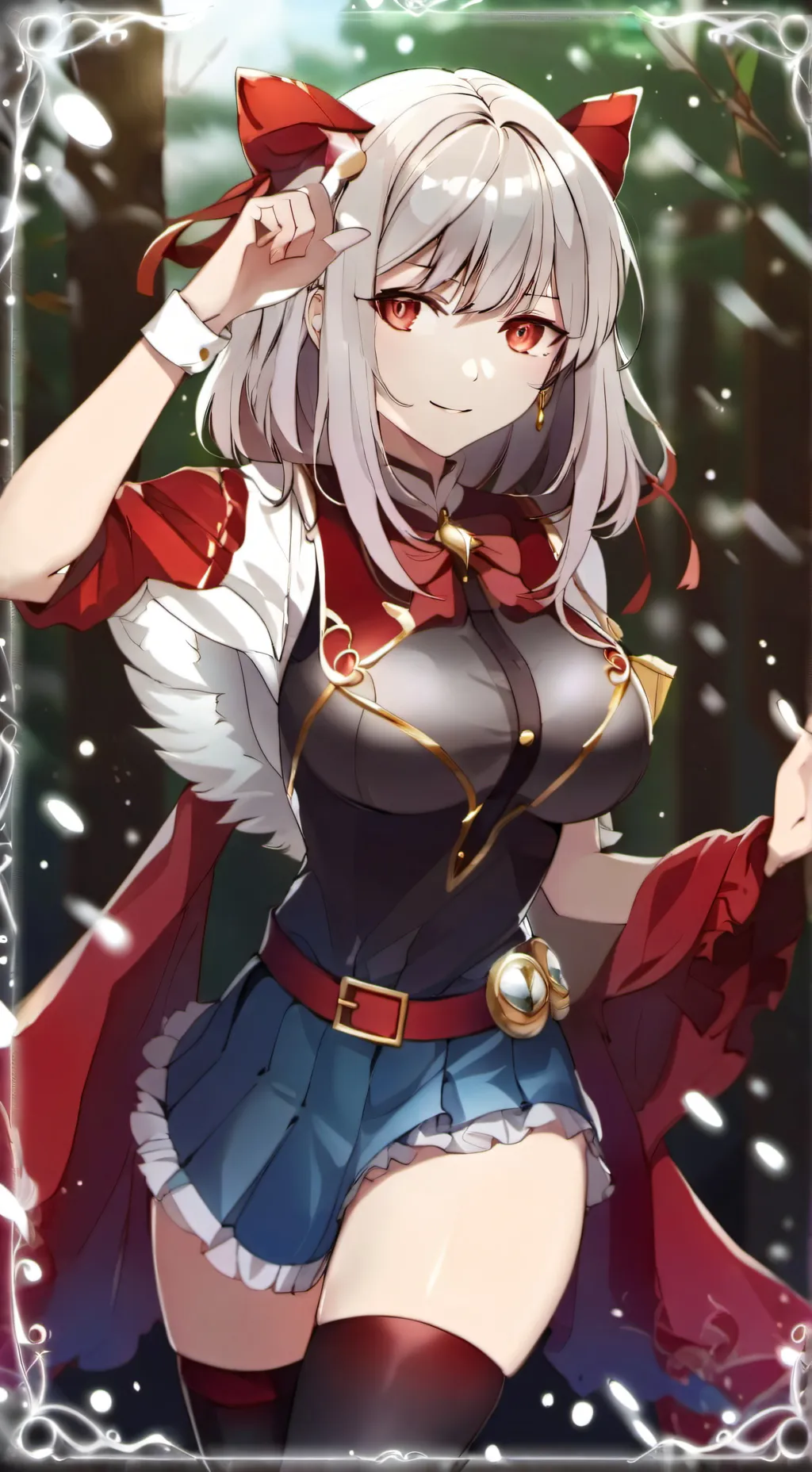 ai character: Boy as a girl background