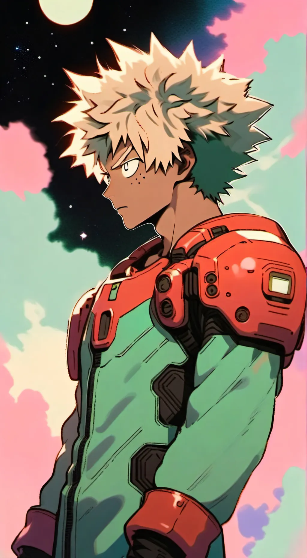 ai character: Bakugo background