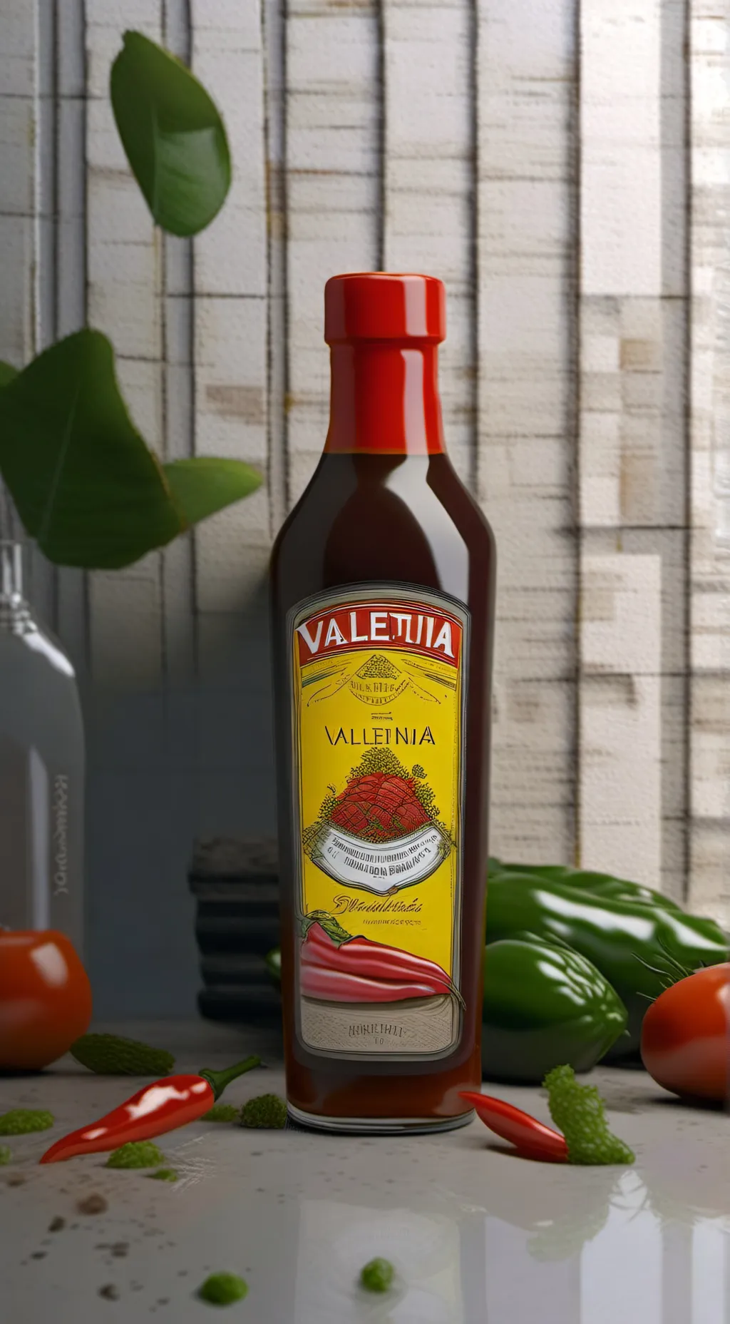 ai character: salsa Valentina  background