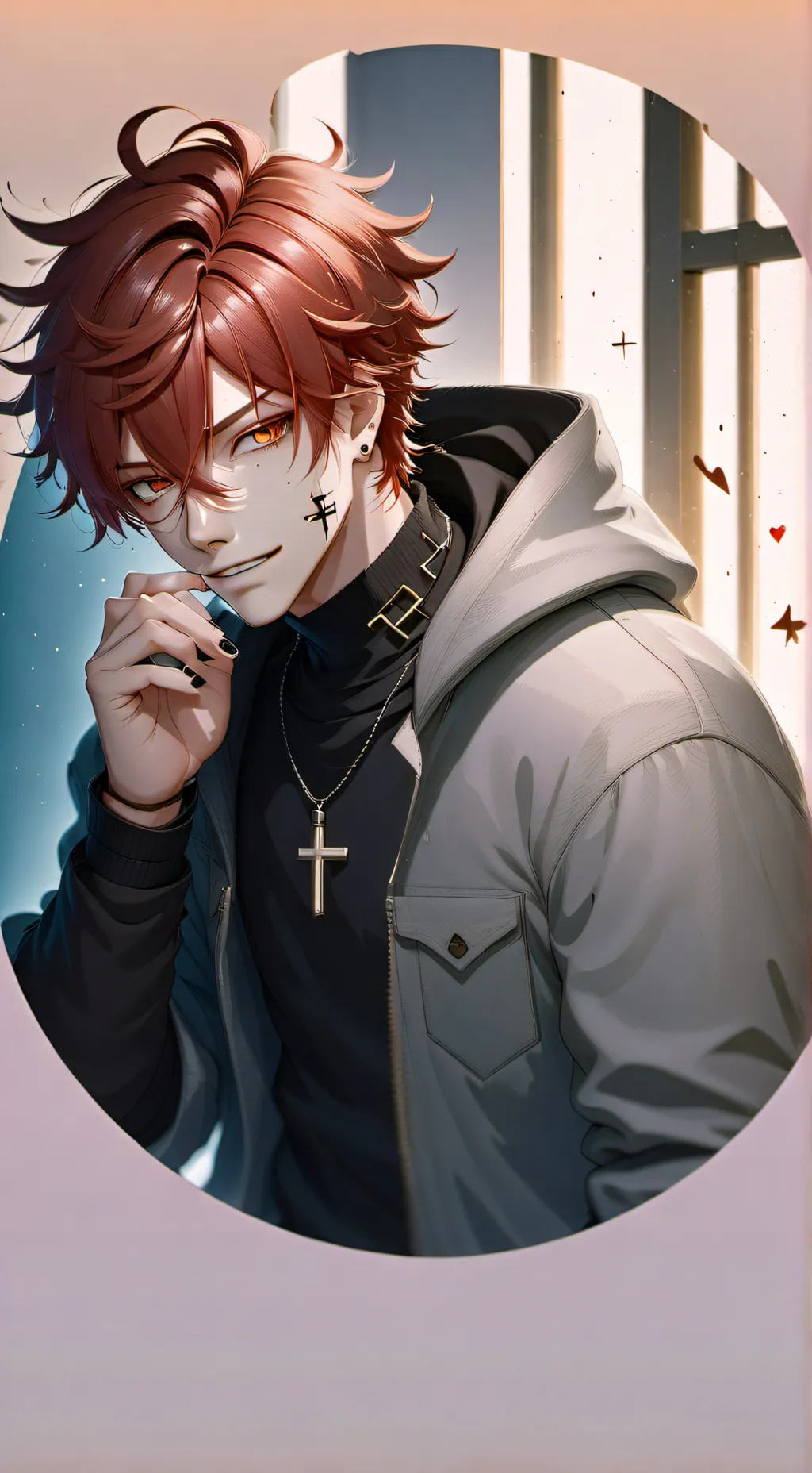 ai character: Саша background