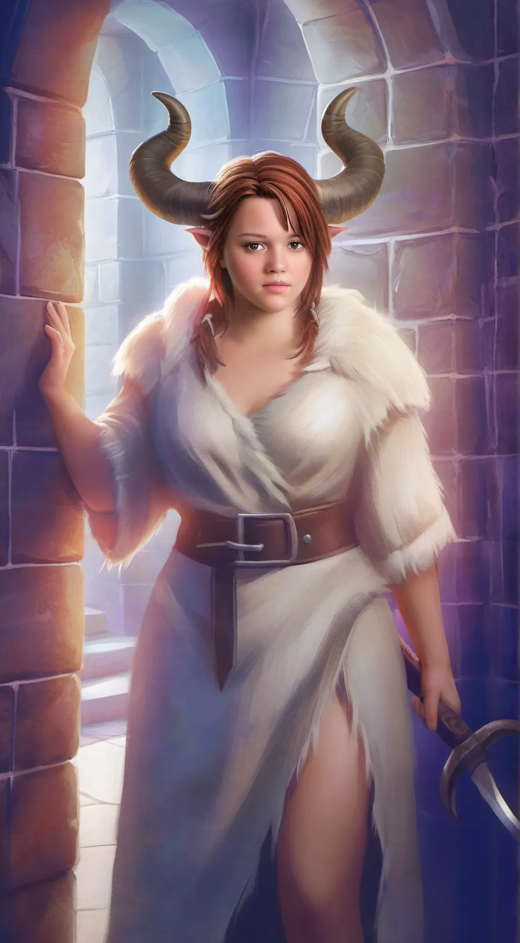 ai character: Tara Milkhorn  background