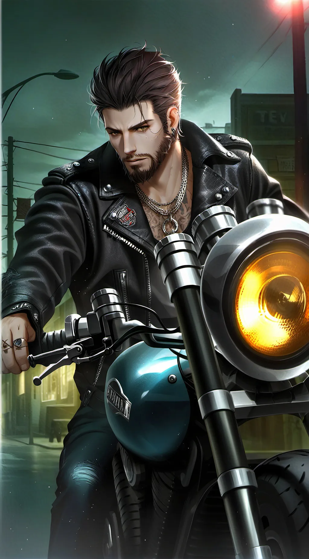 ai character: Michael ￼ background