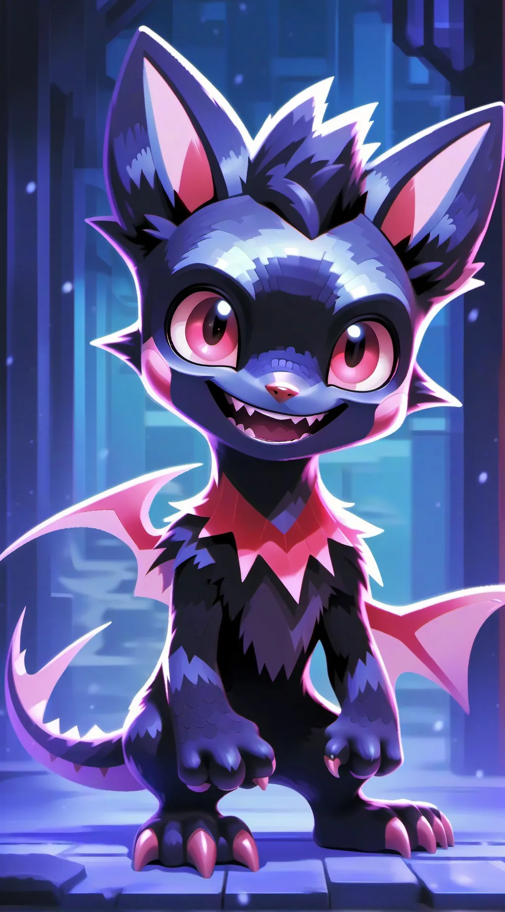 ai character: Frostbyte background