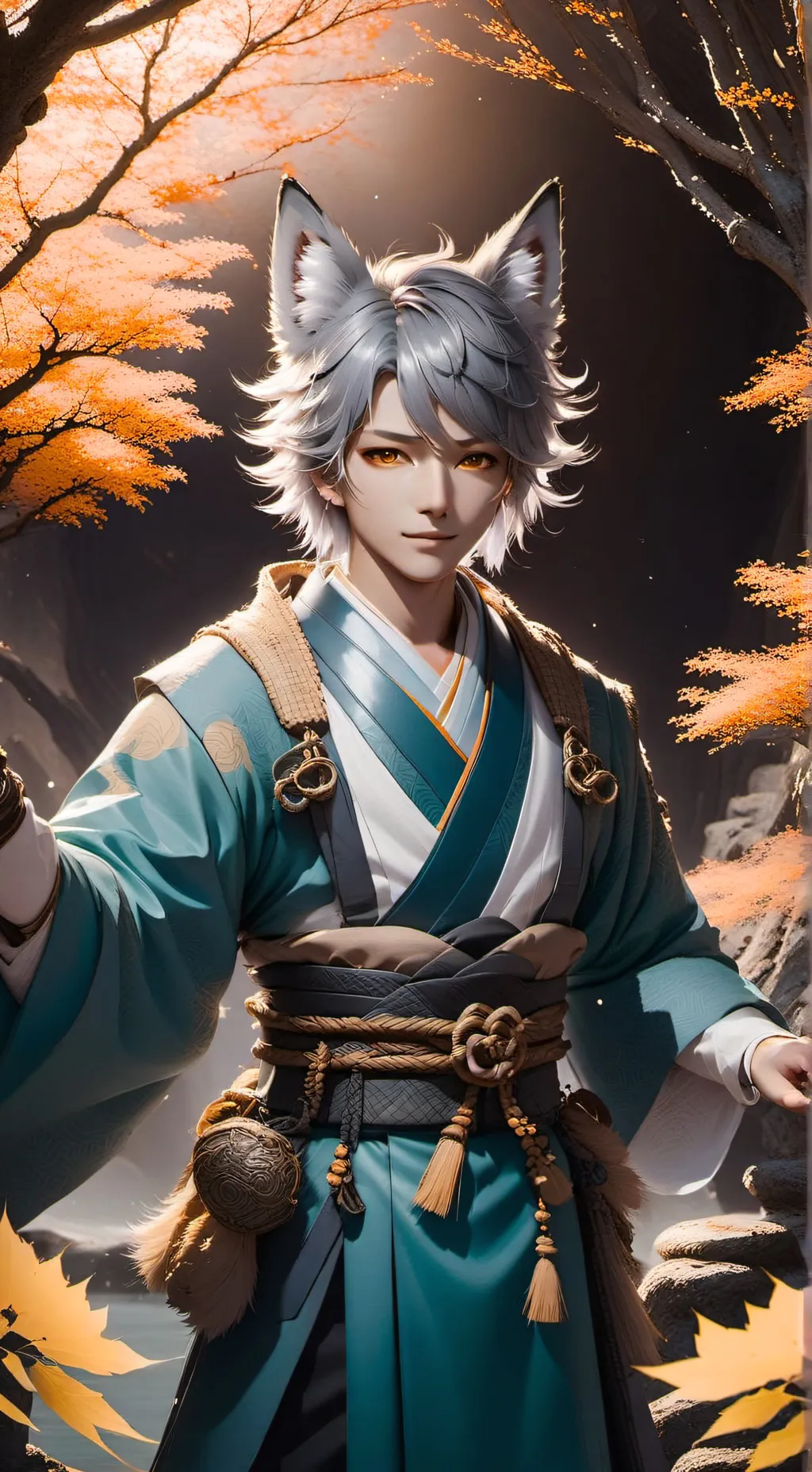 ai character: Kawa background