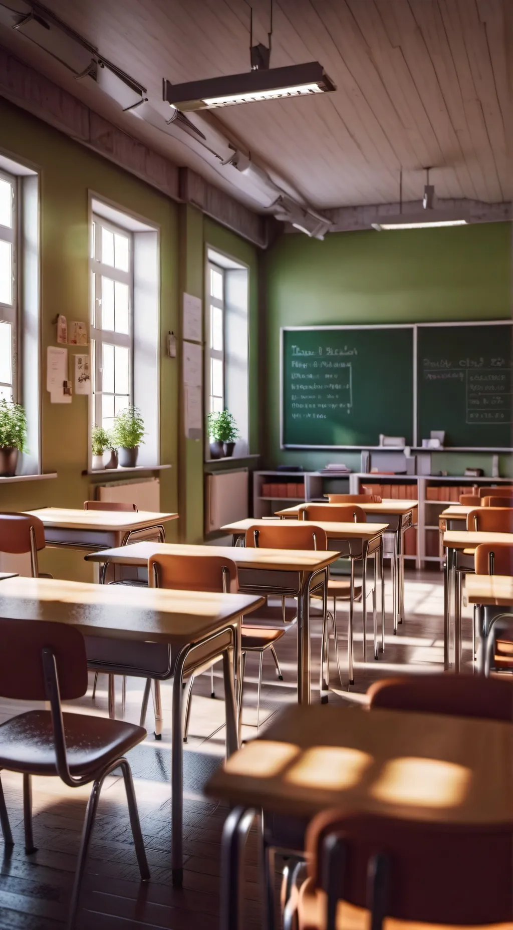 ai character: K-pop School <3 background