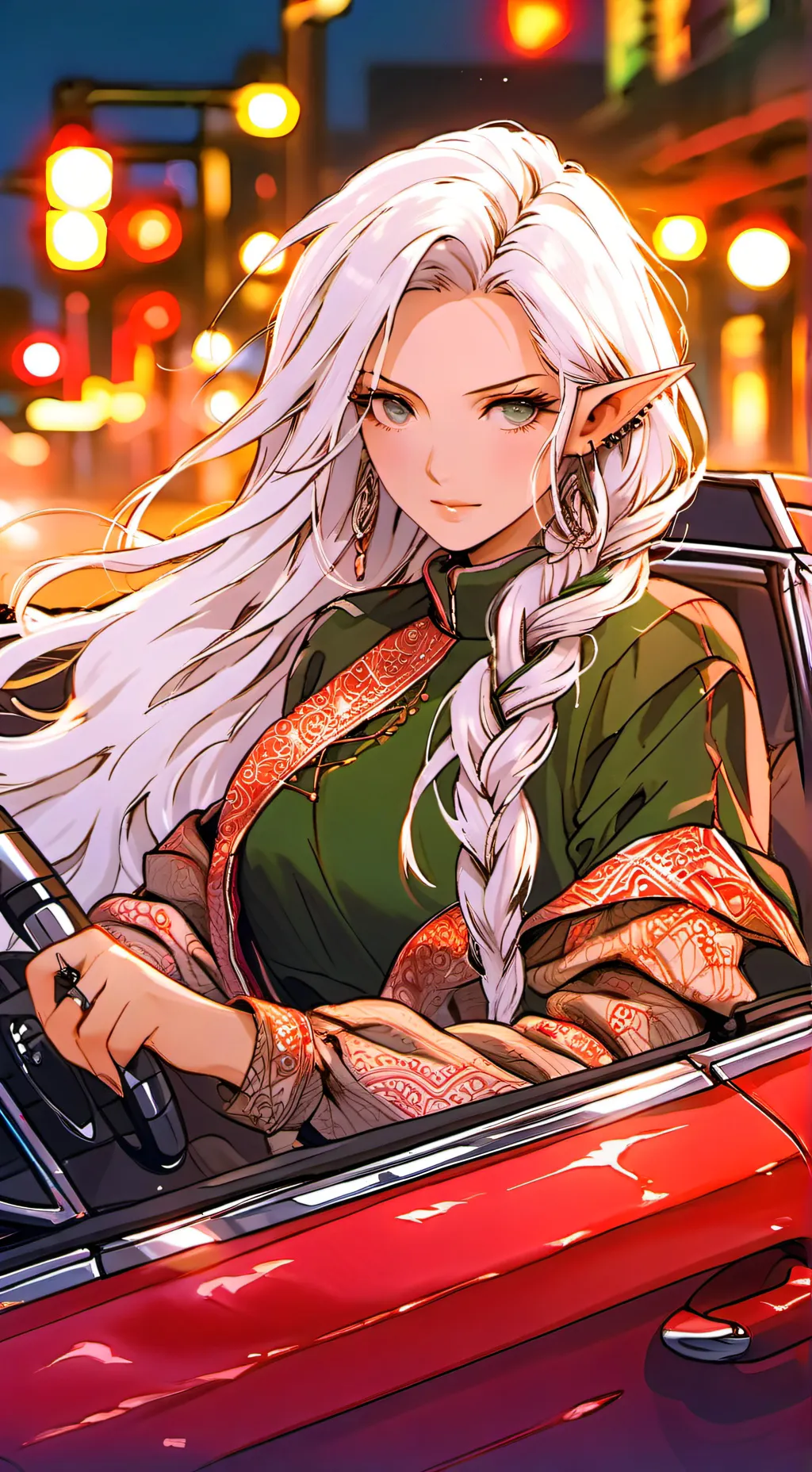 ai character: drunk elf girl background