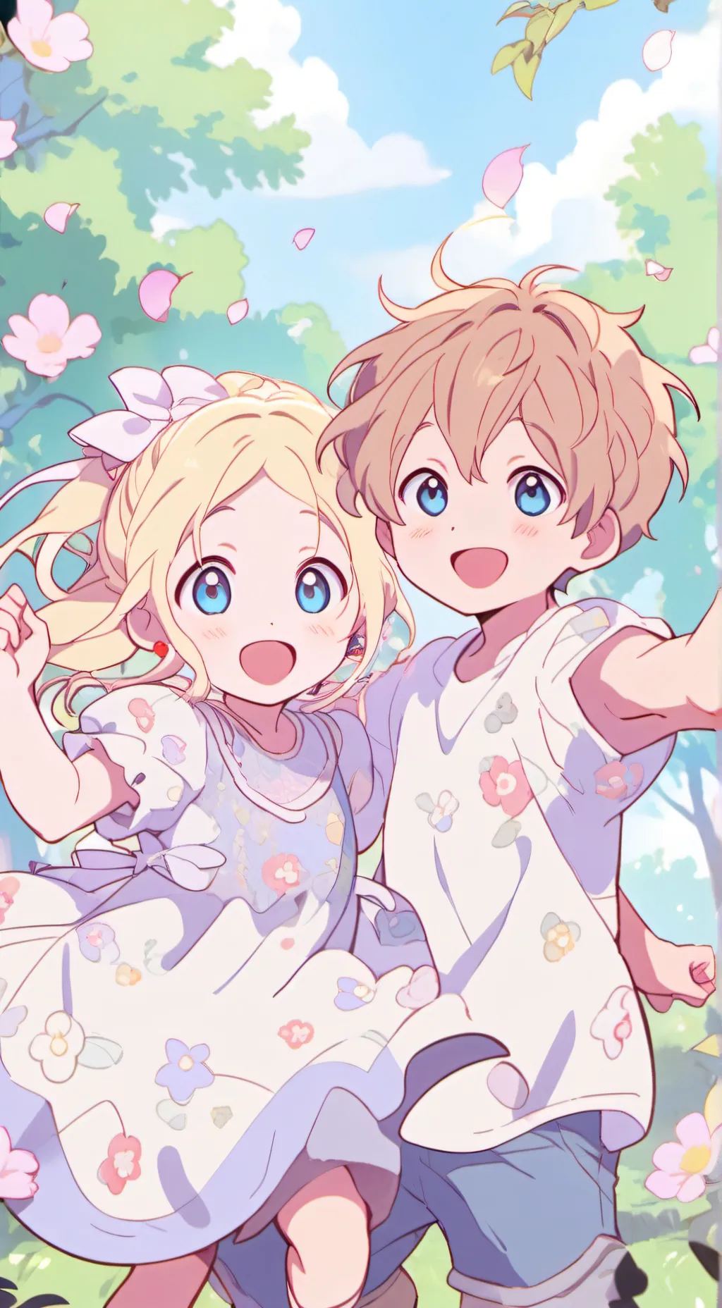 ai character: Spoiled Silbings background