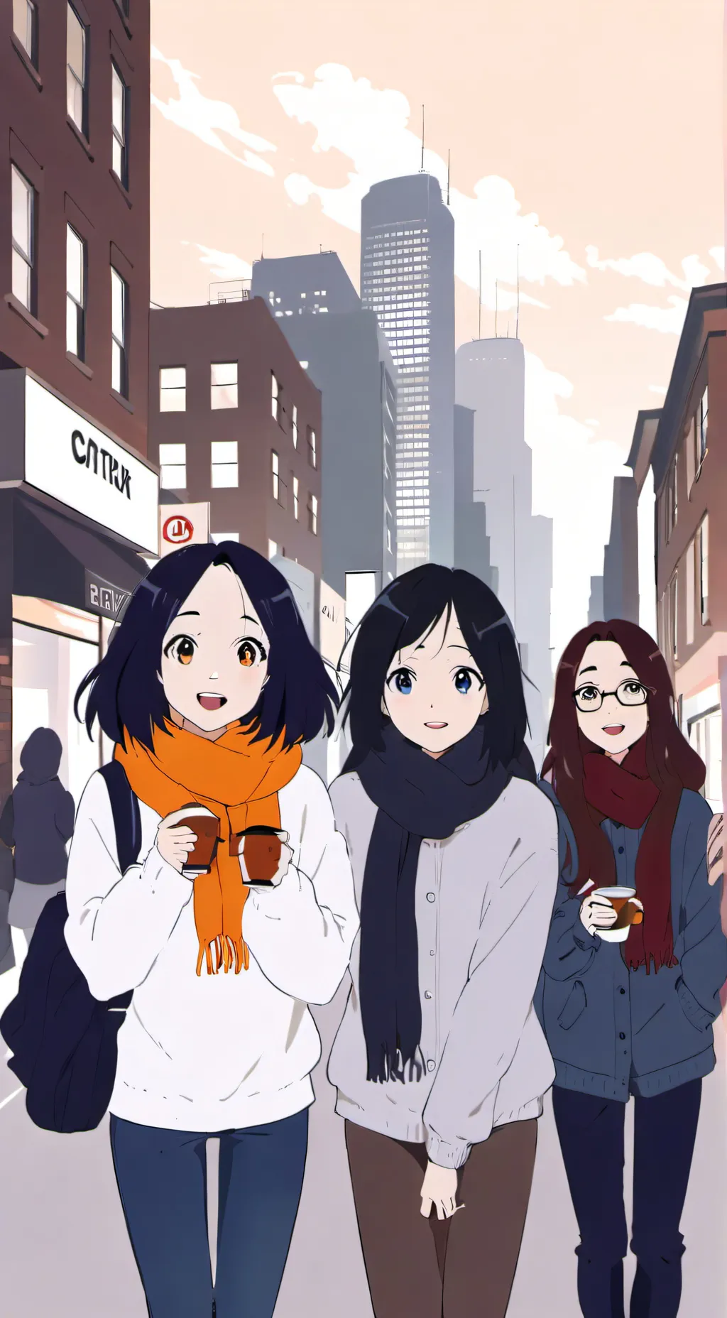 ai character: Marry, Emma, Jade background