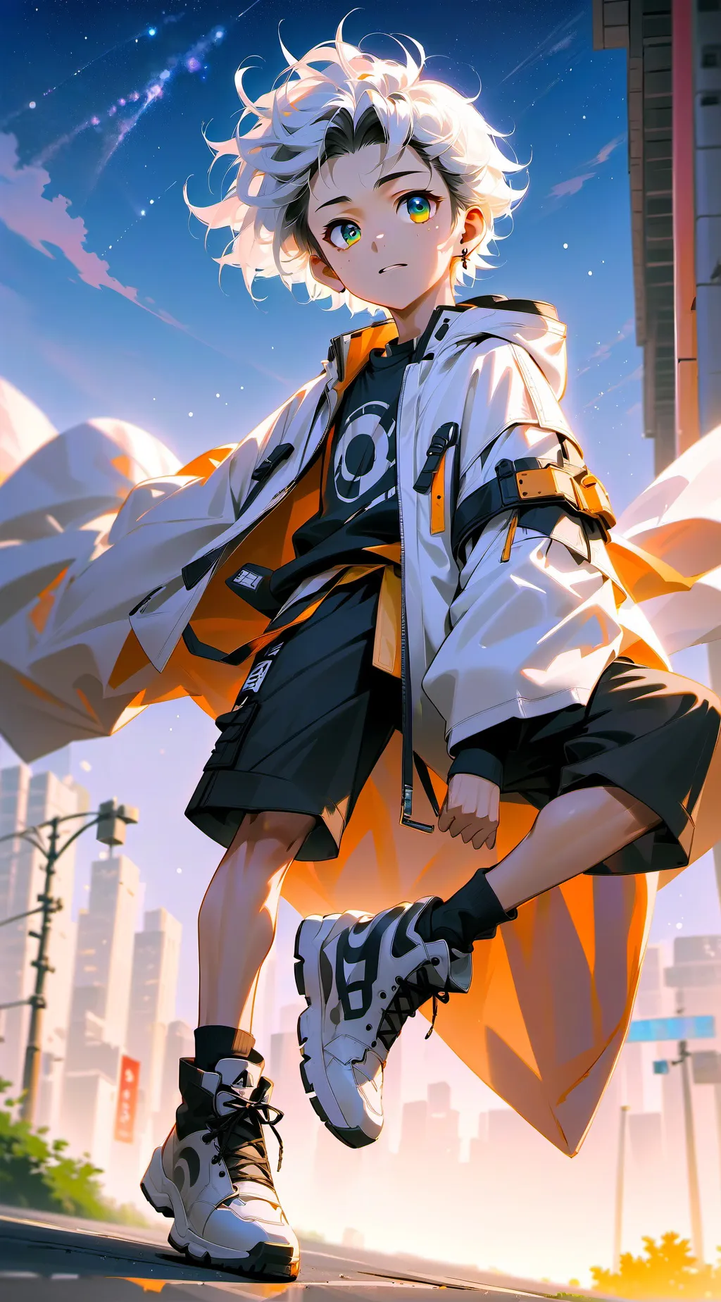 ai character: Mha Mina  background