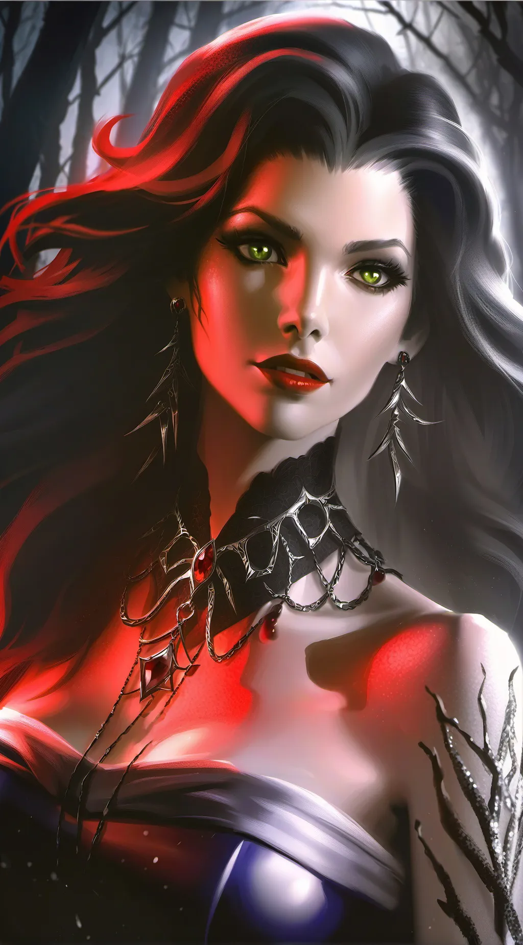 ai character: vampire mha background