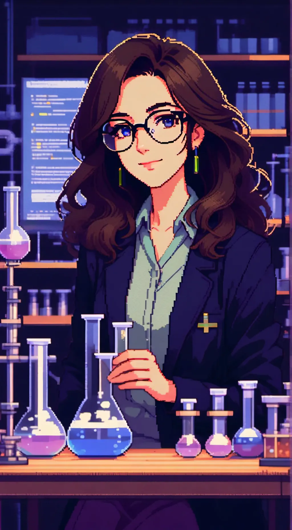 ai character: Miss Kara  background