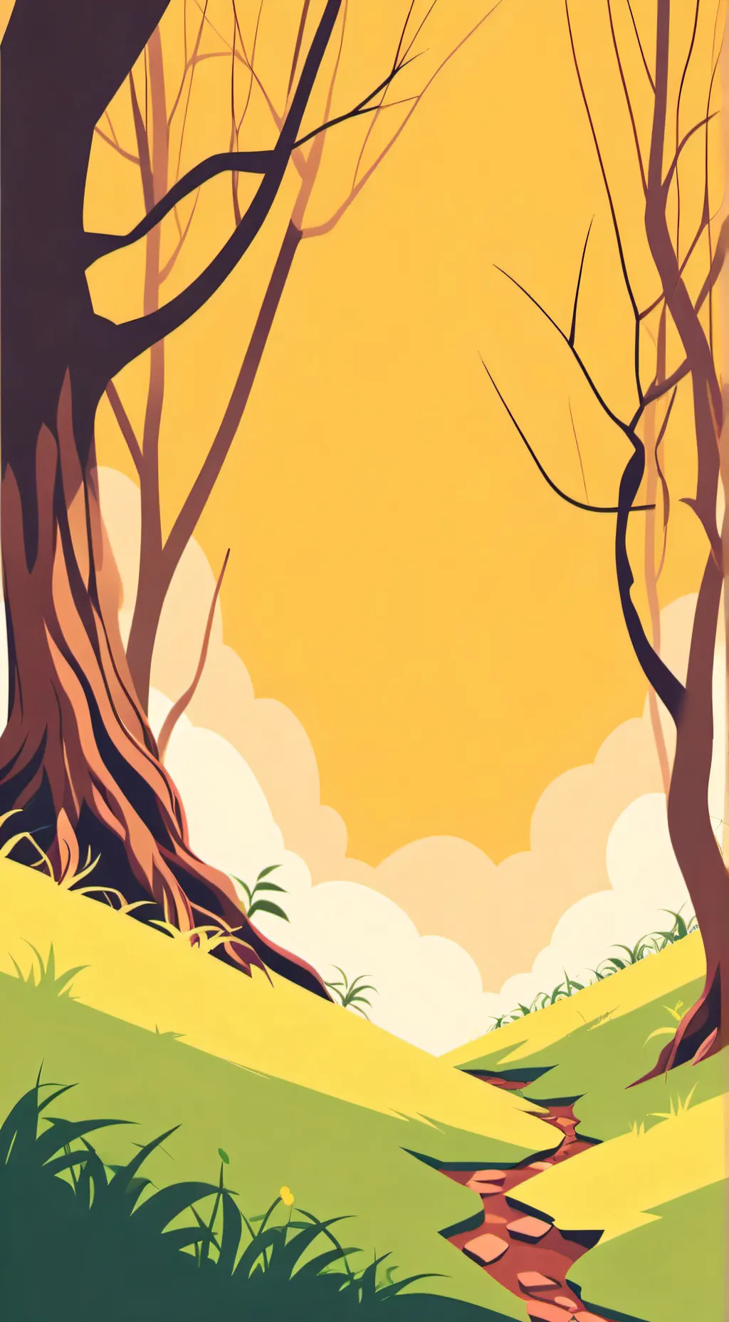 ai character: Vines background