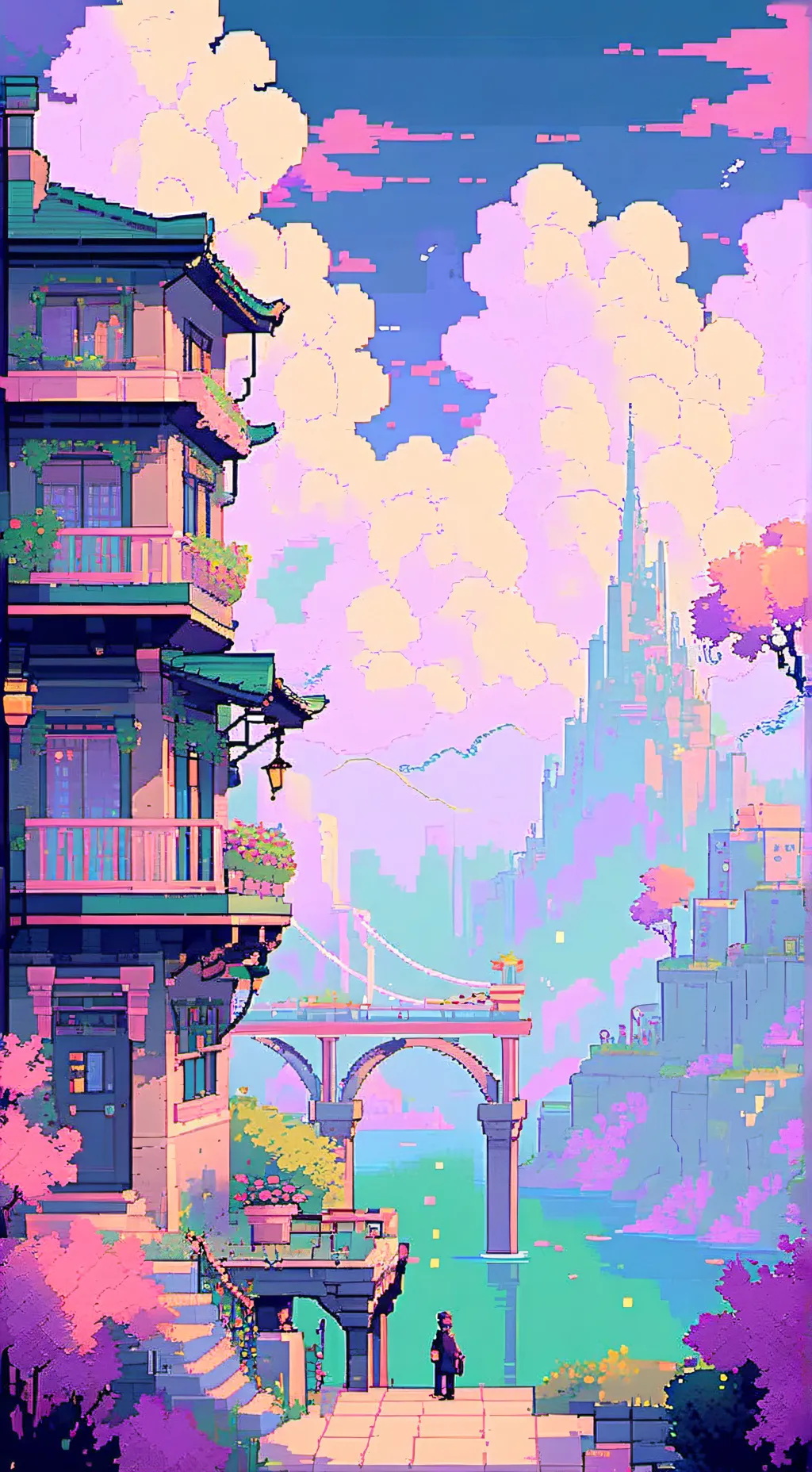 ai character: Mha x one piece  background