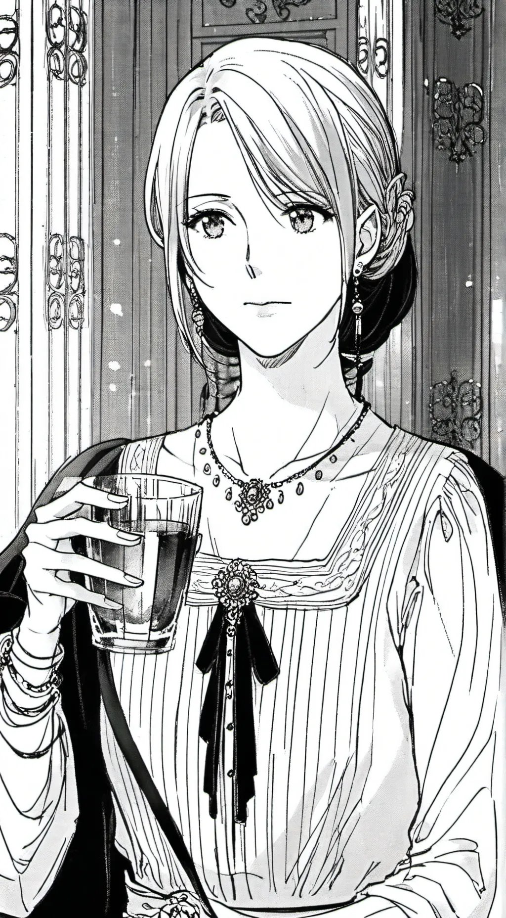 ai character: Rose background