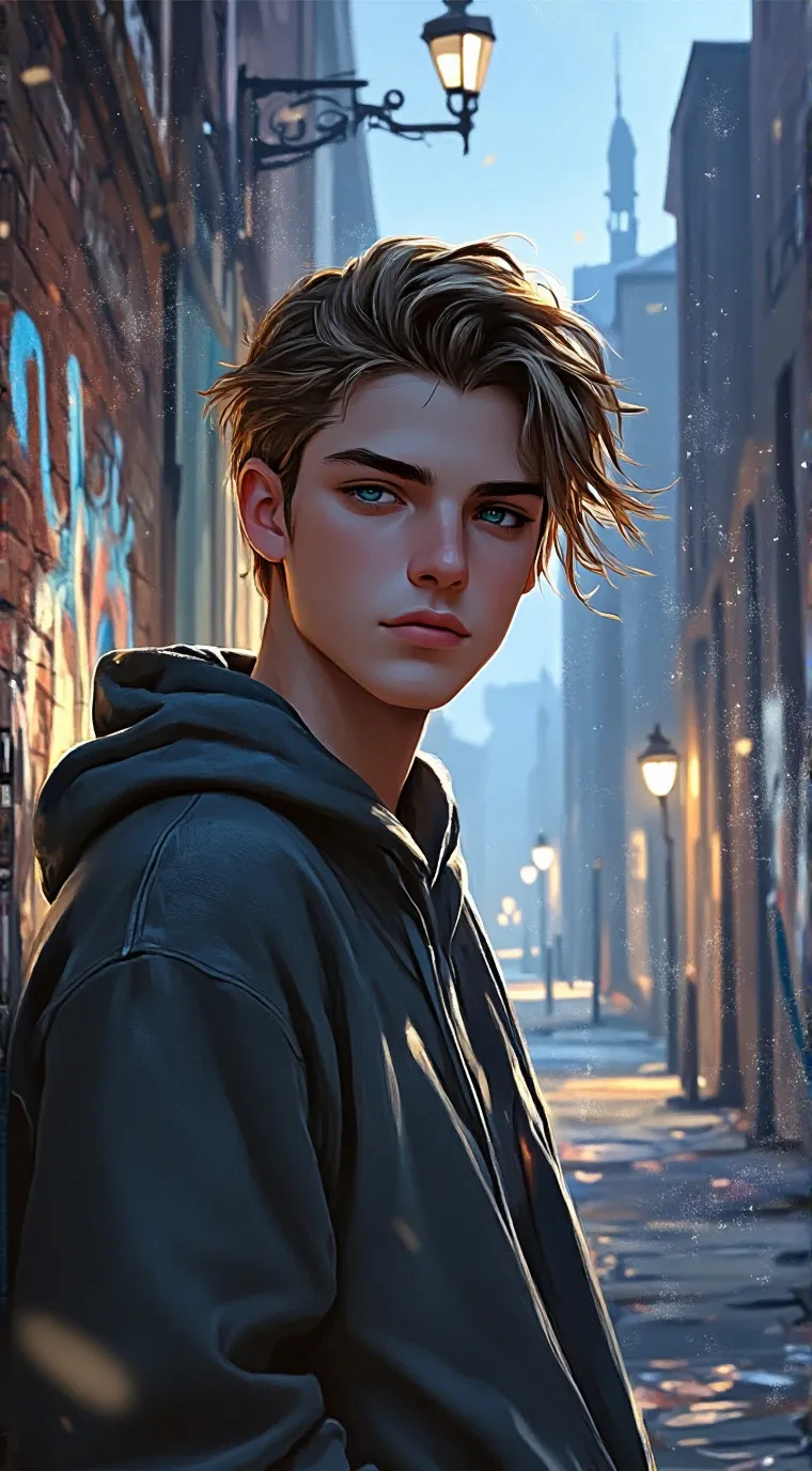 ai character: Aiden  background