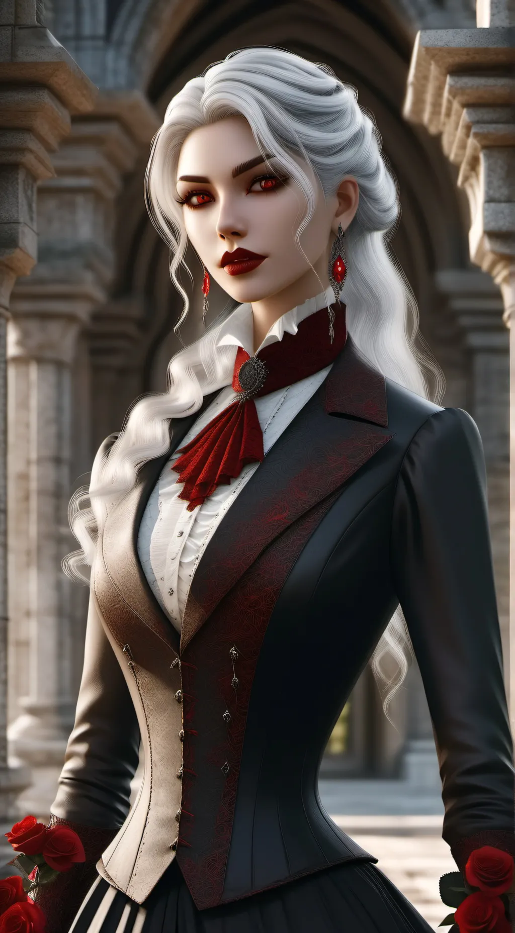 ai character: Valerie  background