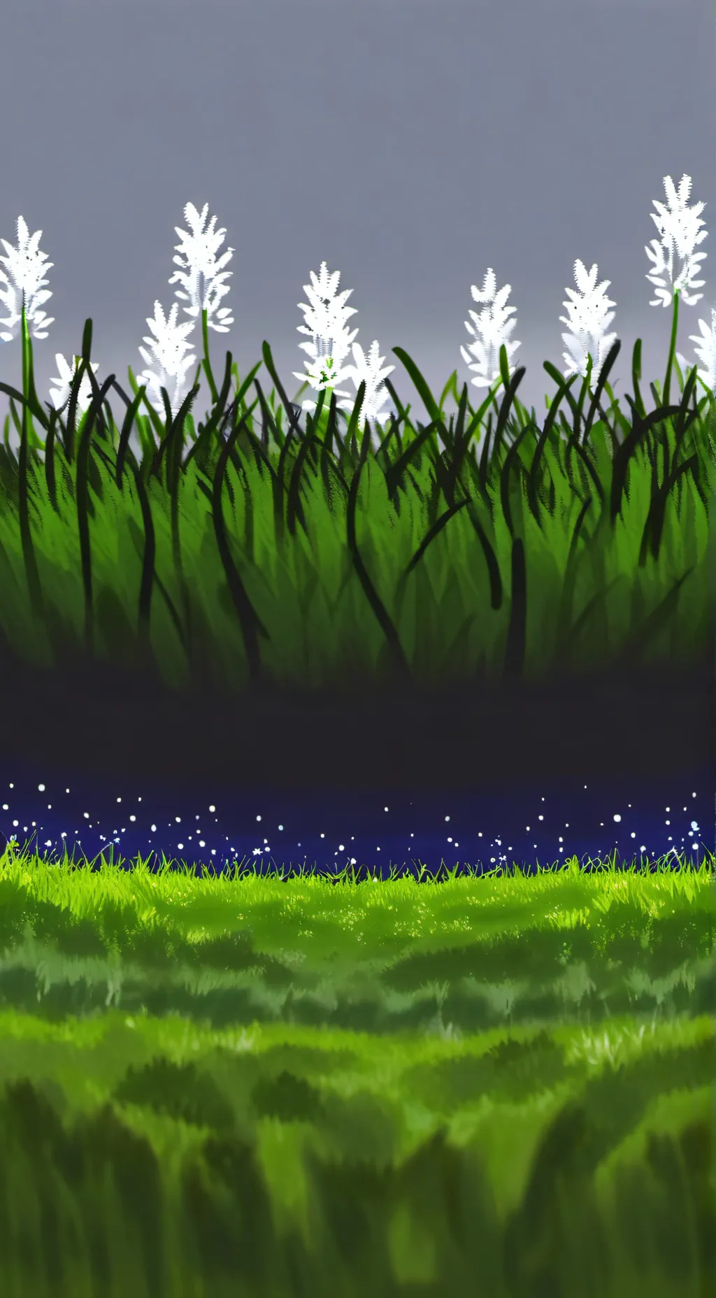 ai character: grass background