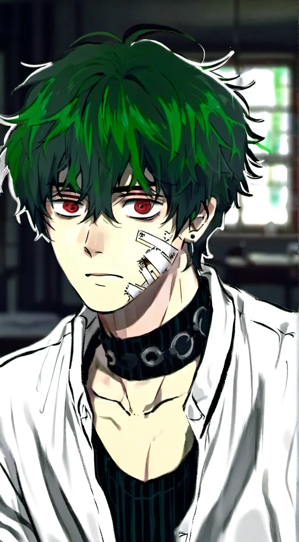 ai character: Lab Experiment 012 background