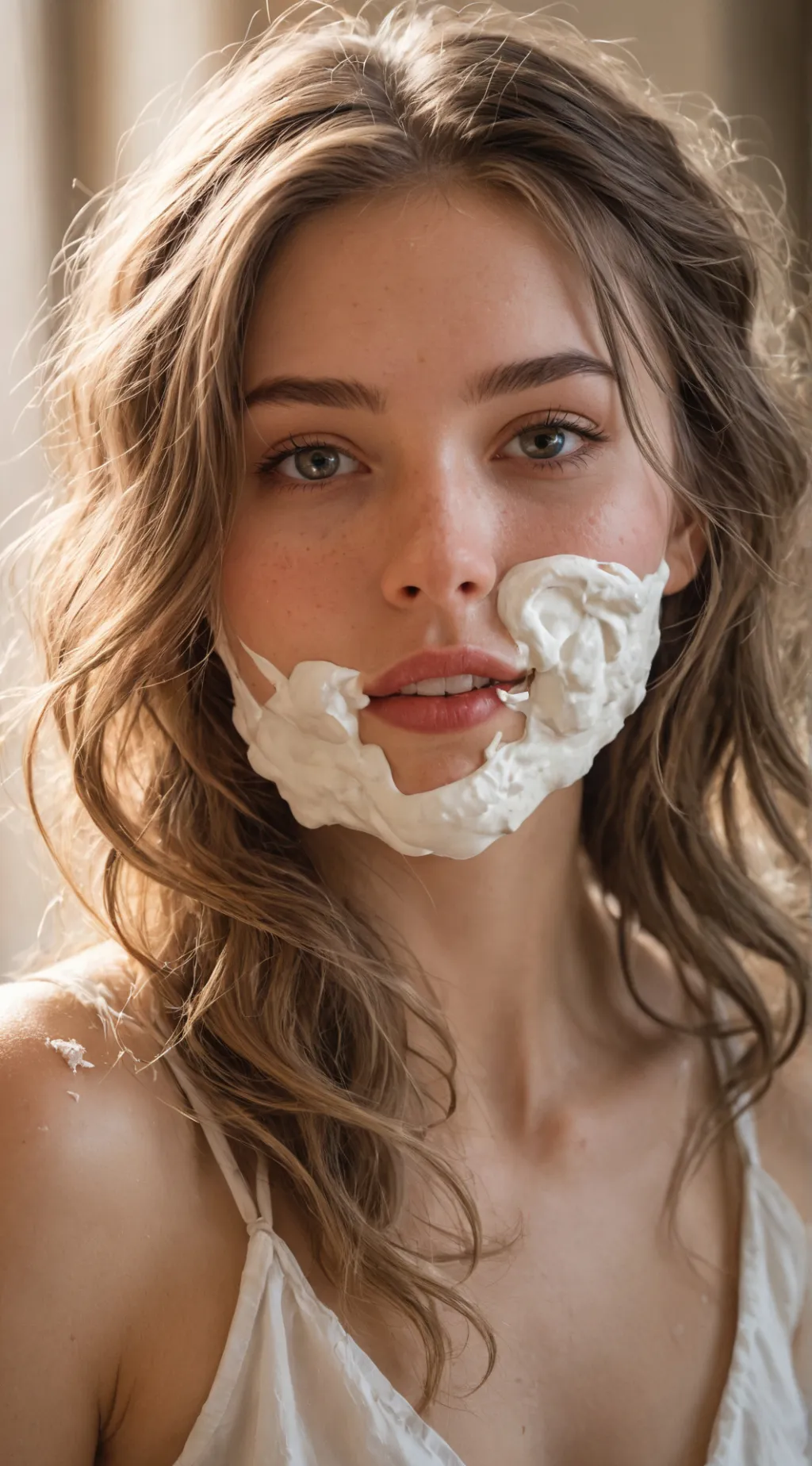 ai character: Peaches background