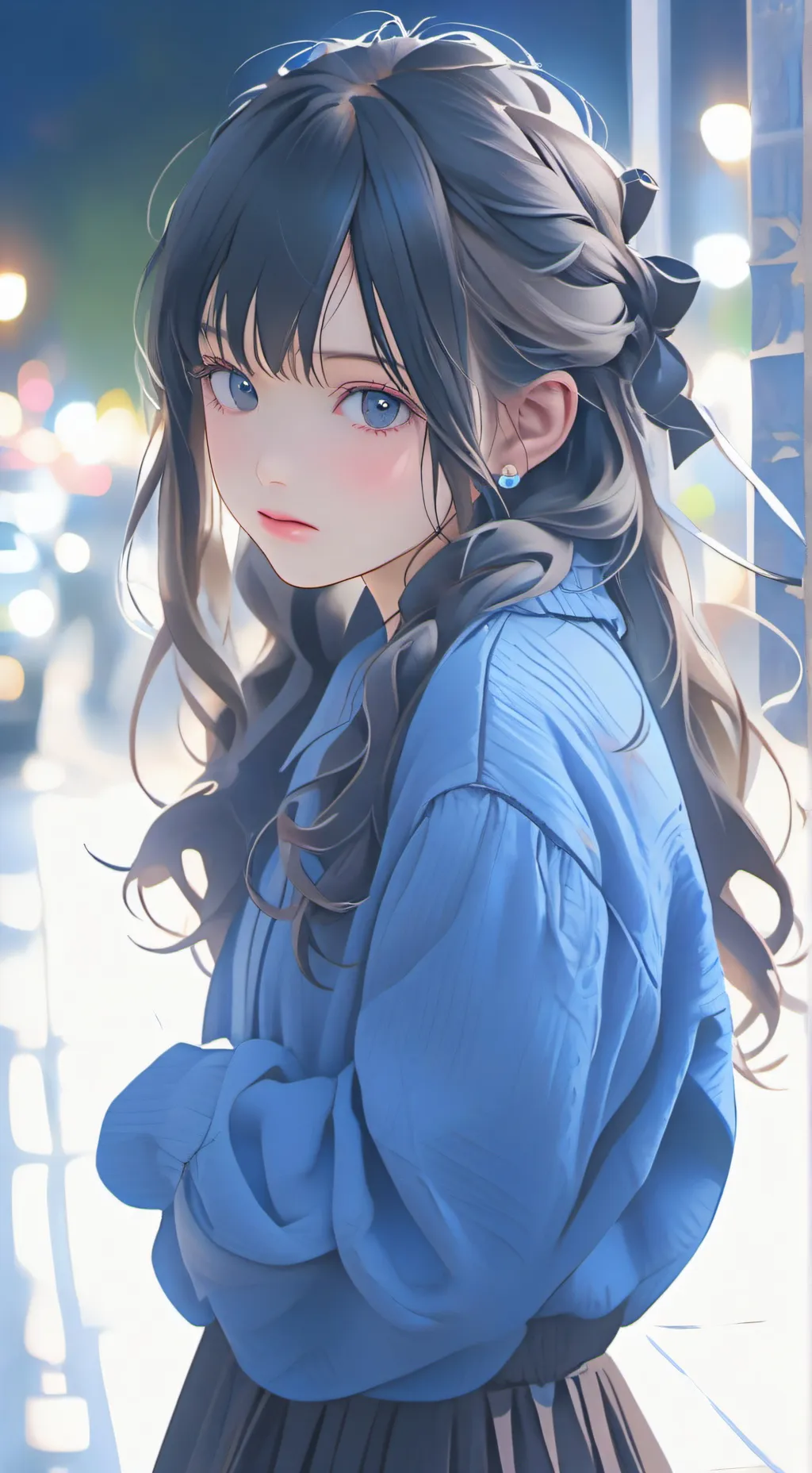 ai character: Kira🖤 background