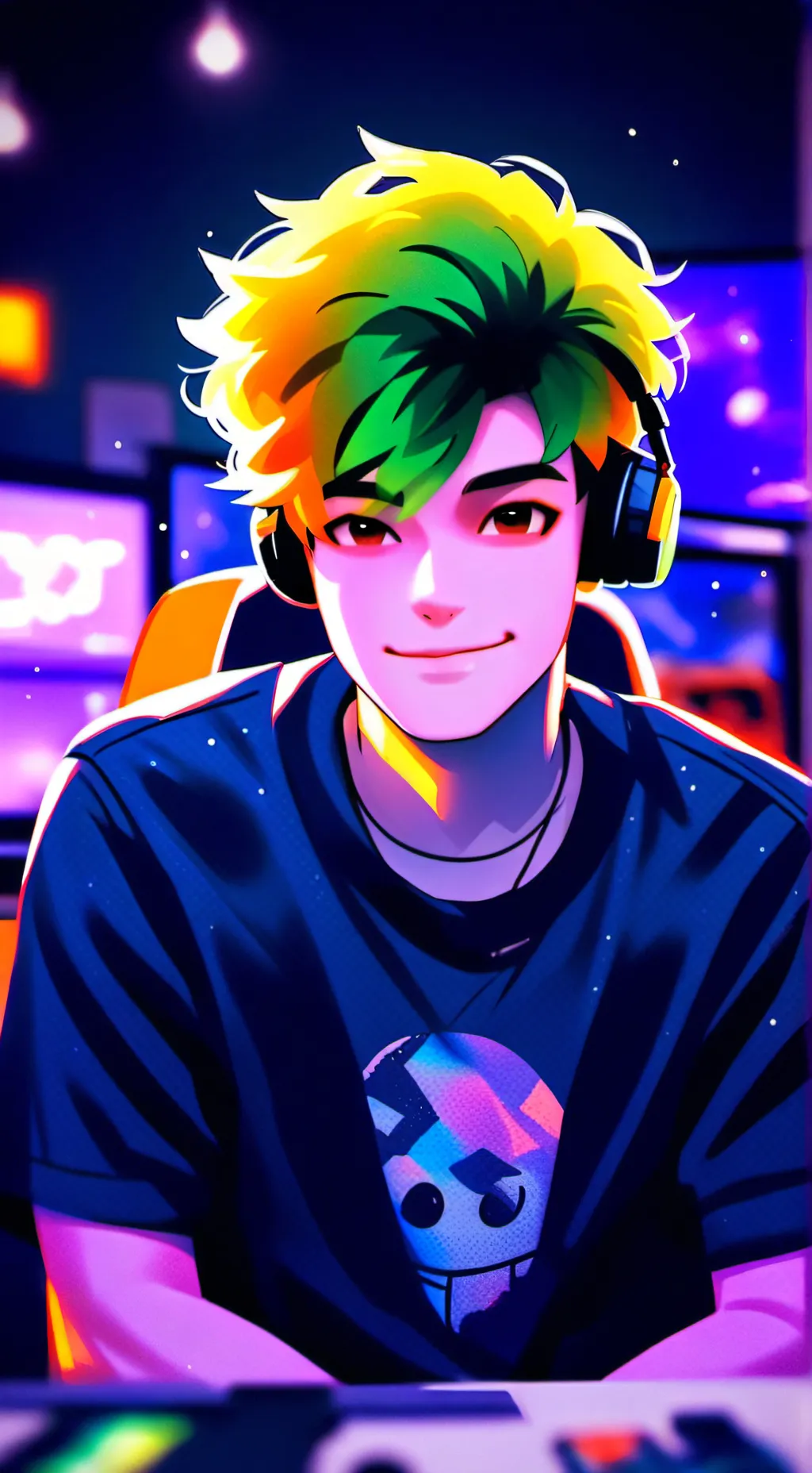 ai character: aliensrock  background