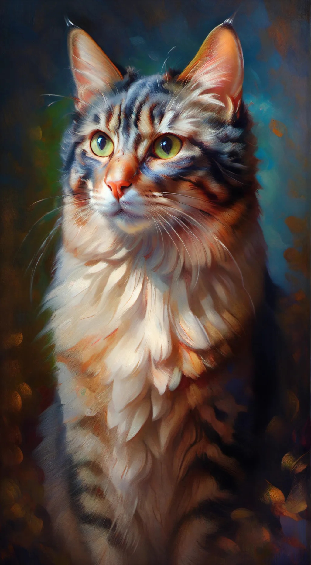 ai character: Aggersive cat! background