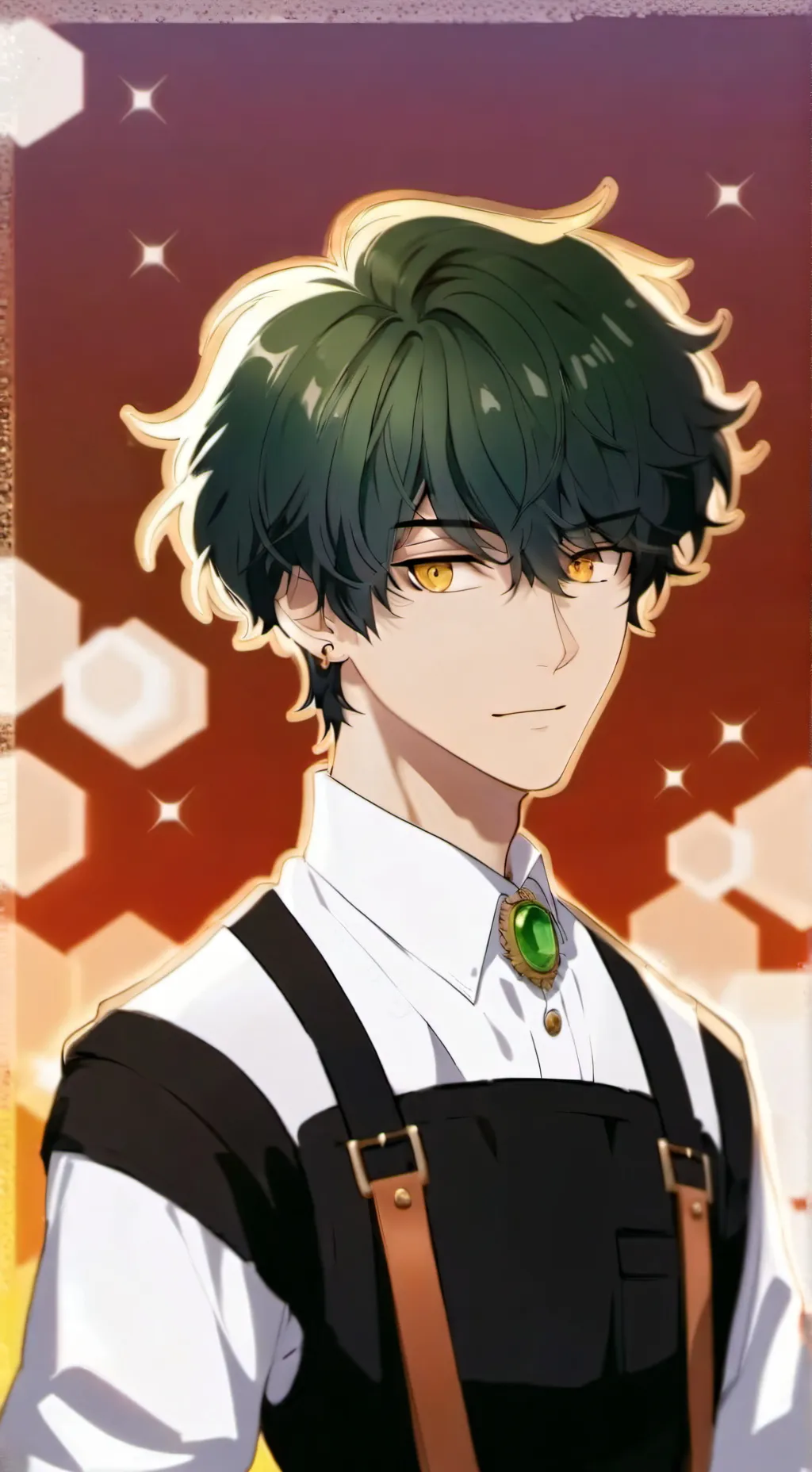 ai character: Night eye background