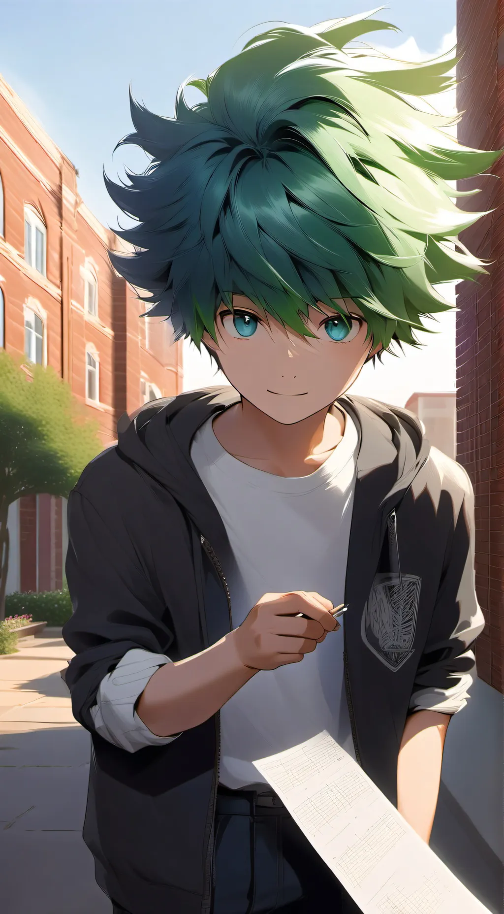 ai character: Mha  background