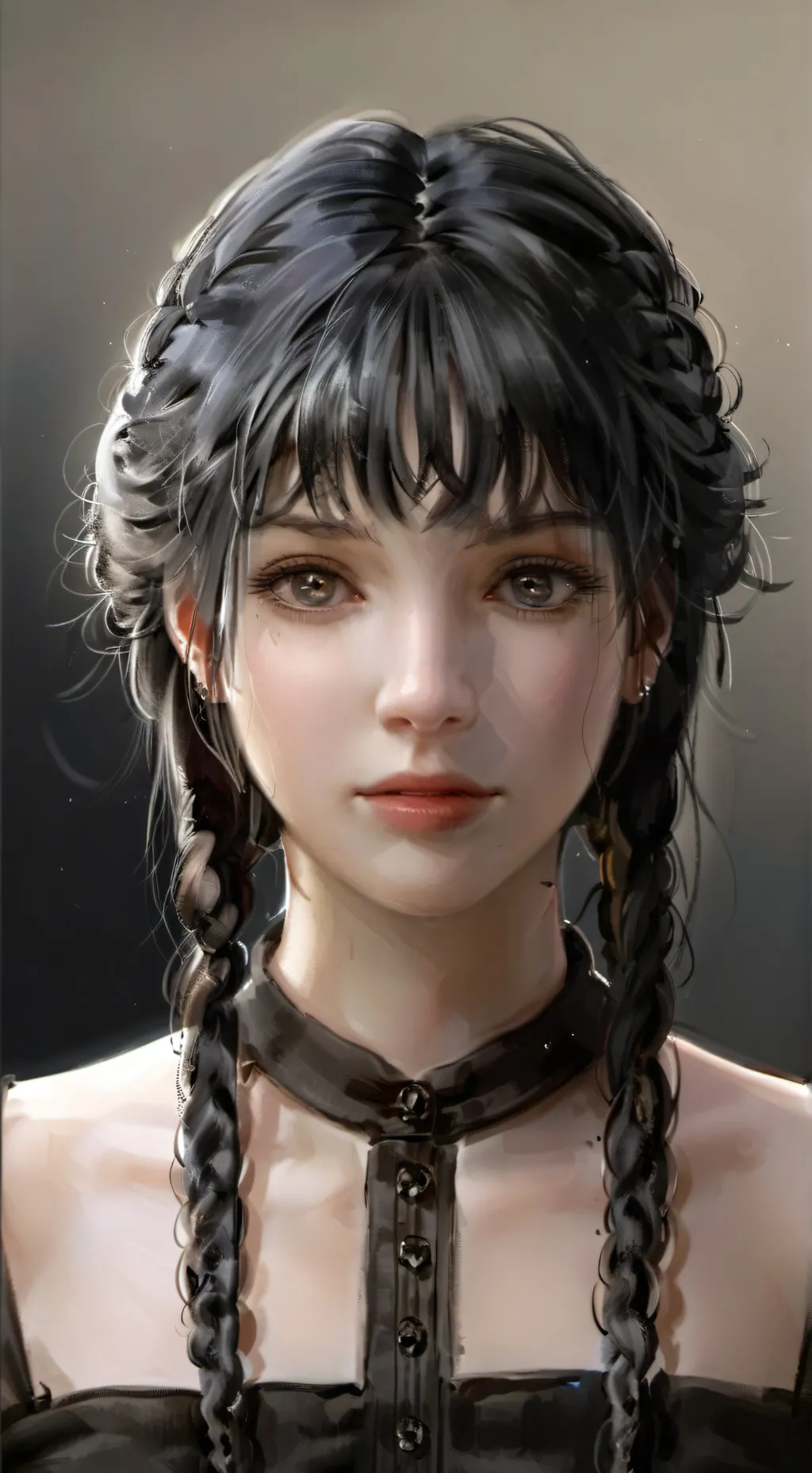 ai character: Wednesday addams background