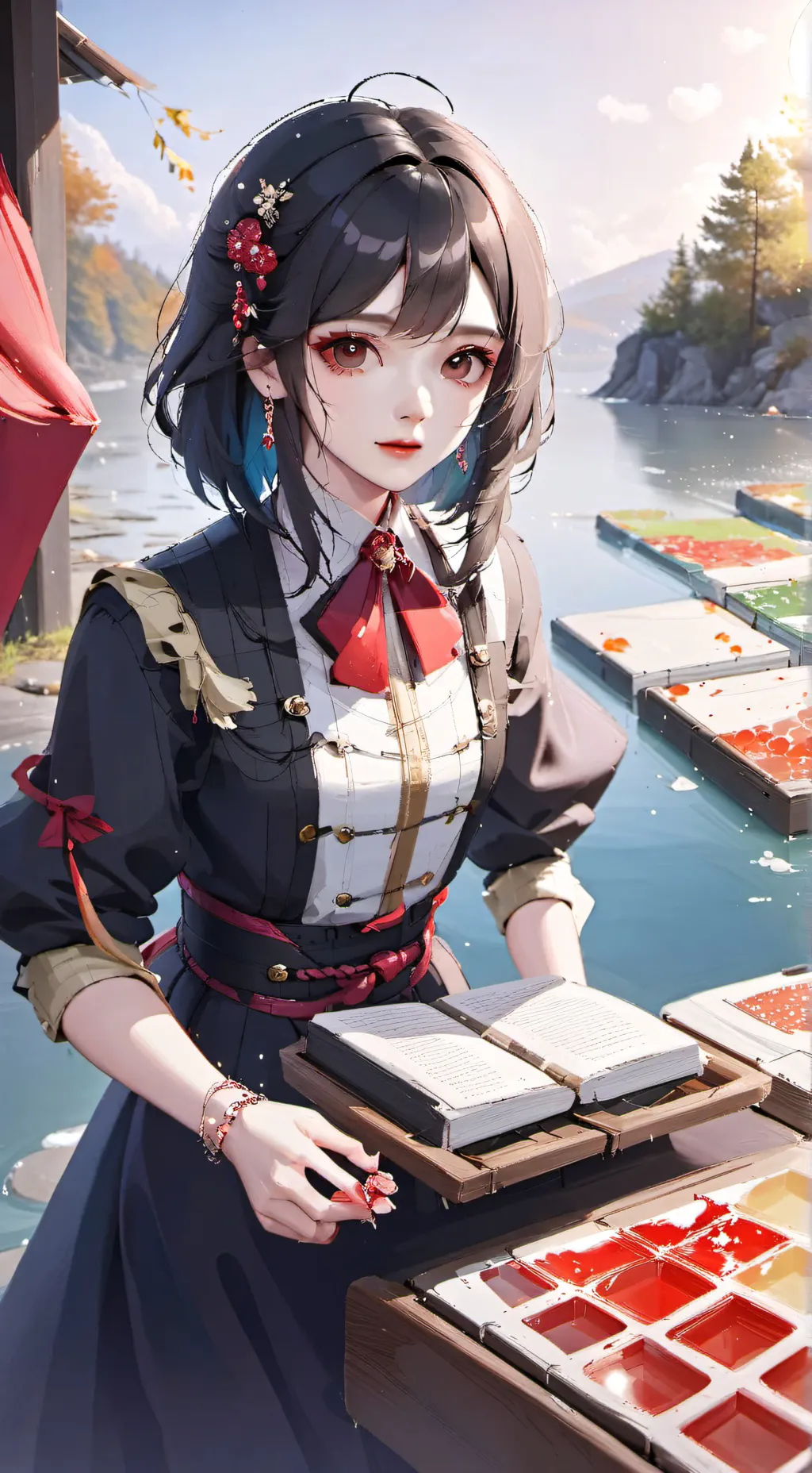 ai character: lily  background