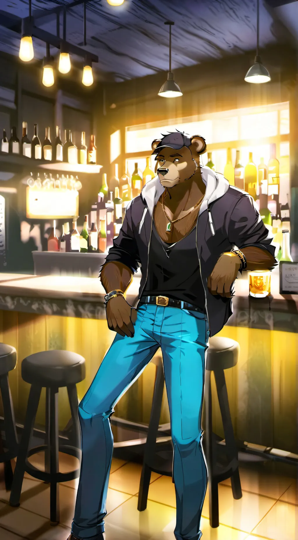 ai character: Luther  background