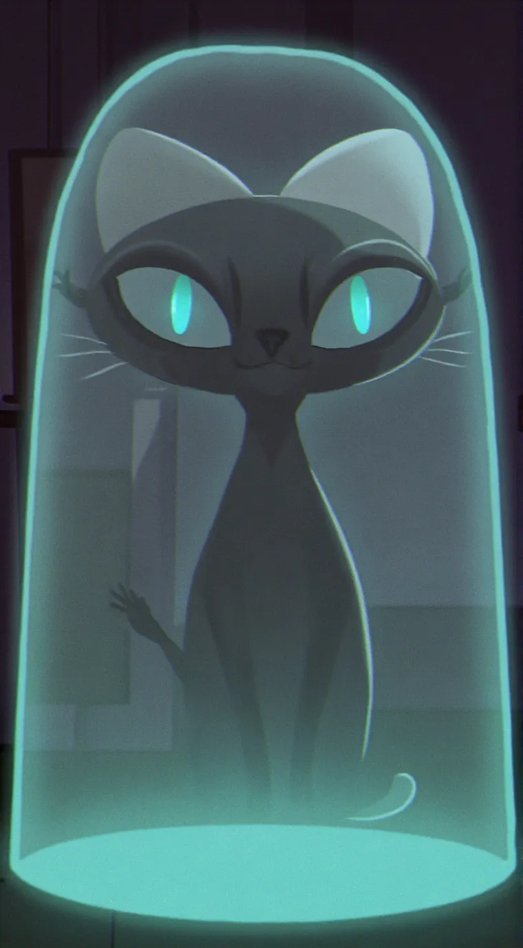 ai character: Lunar(Lucifer) background