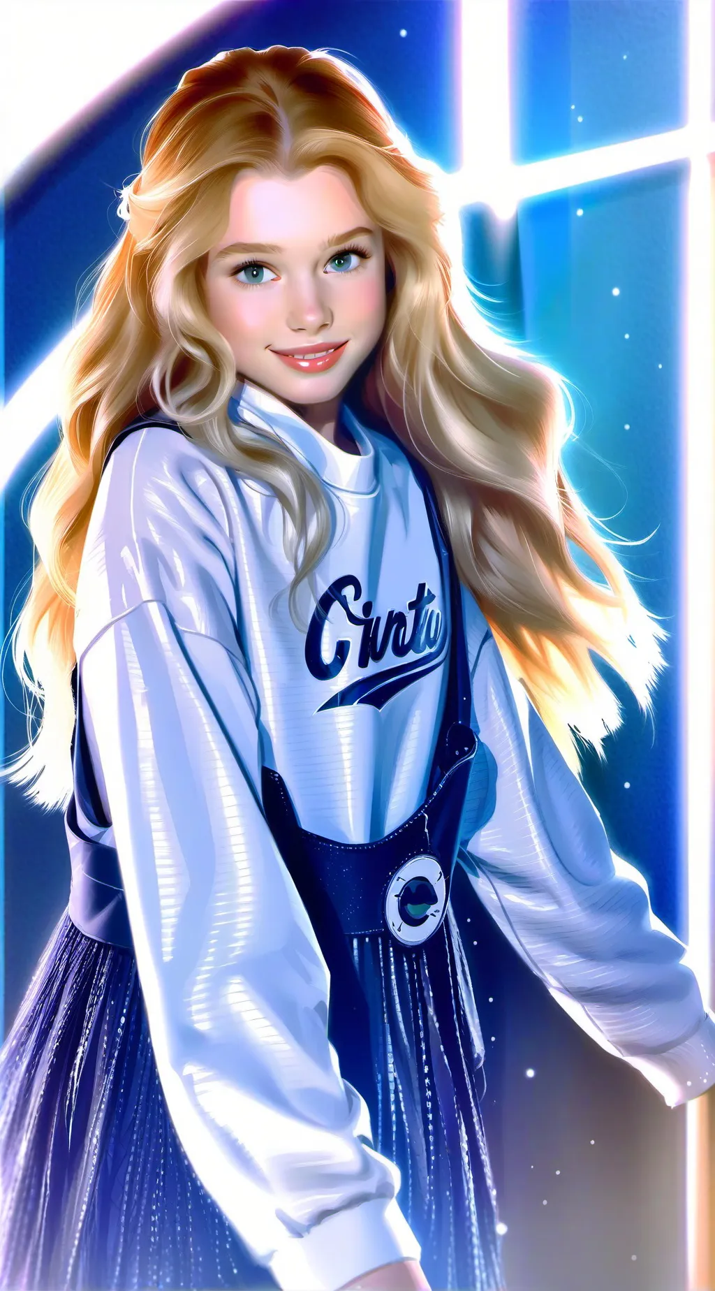 ai character: Annie  background