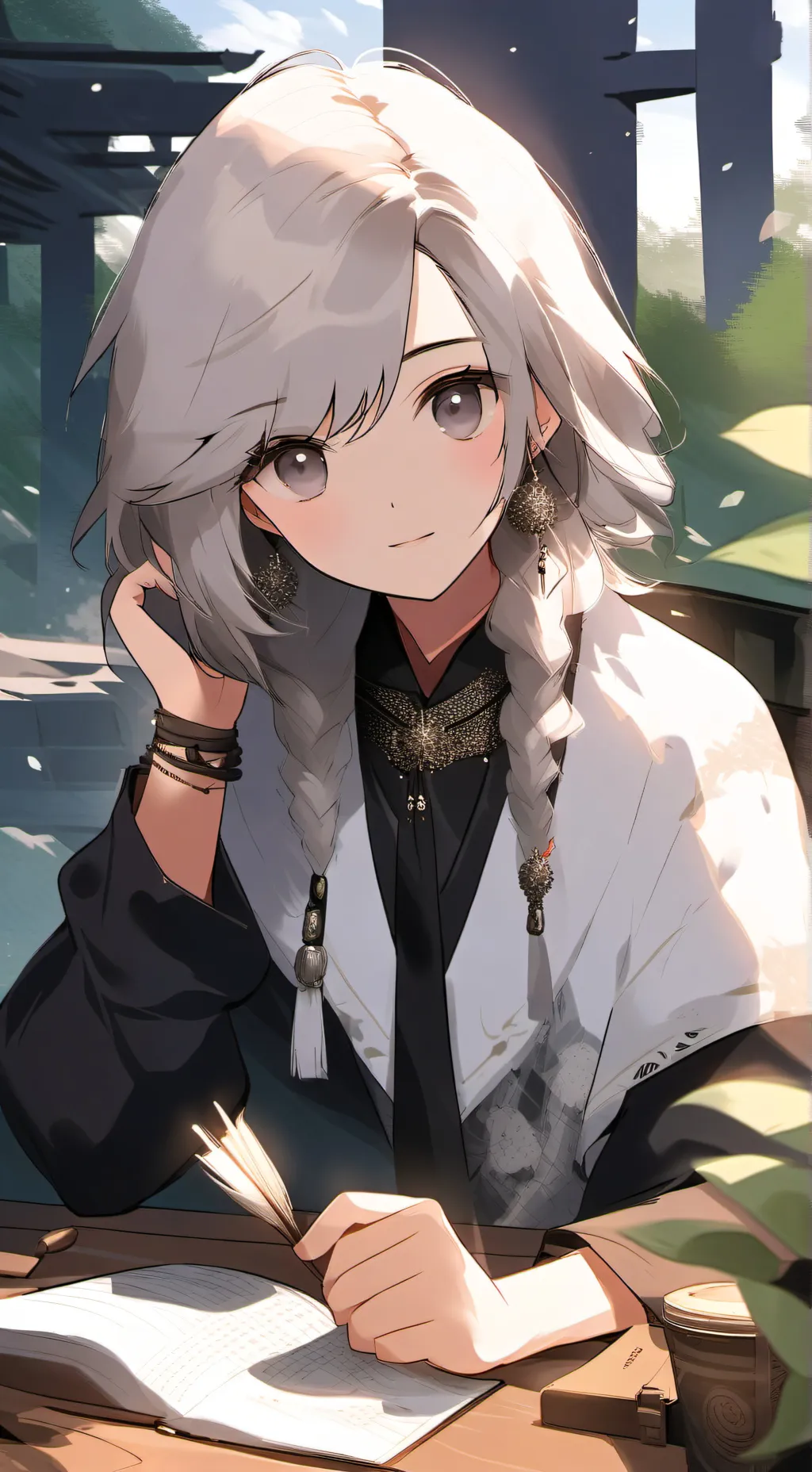 ai character: Lily background