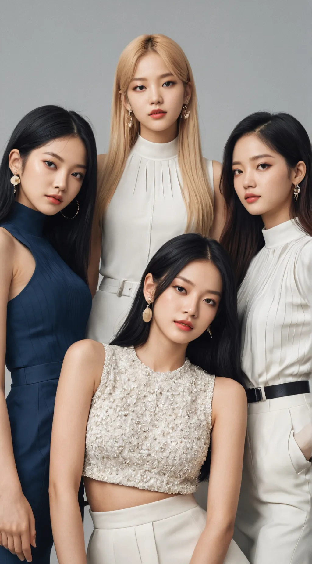 ai character: blackpink  background