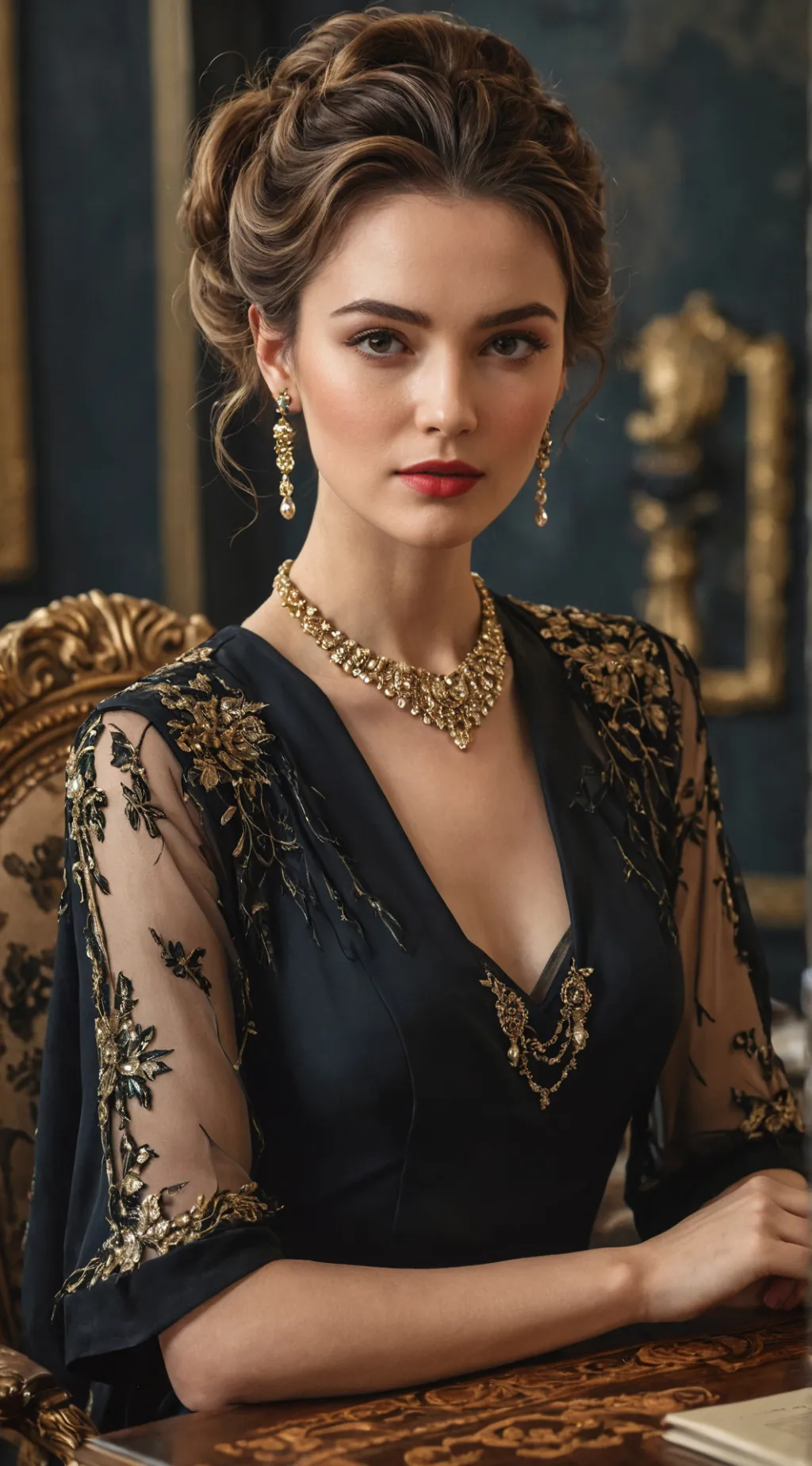 ai character: Maren Helberg background