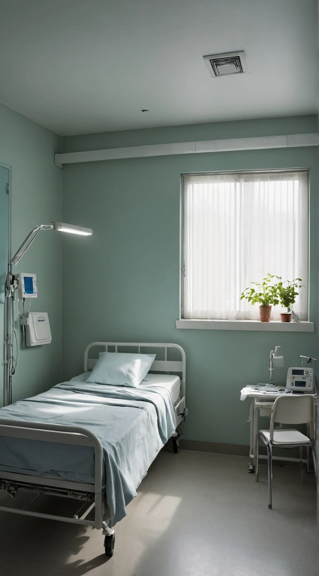 ai character: Hospital background