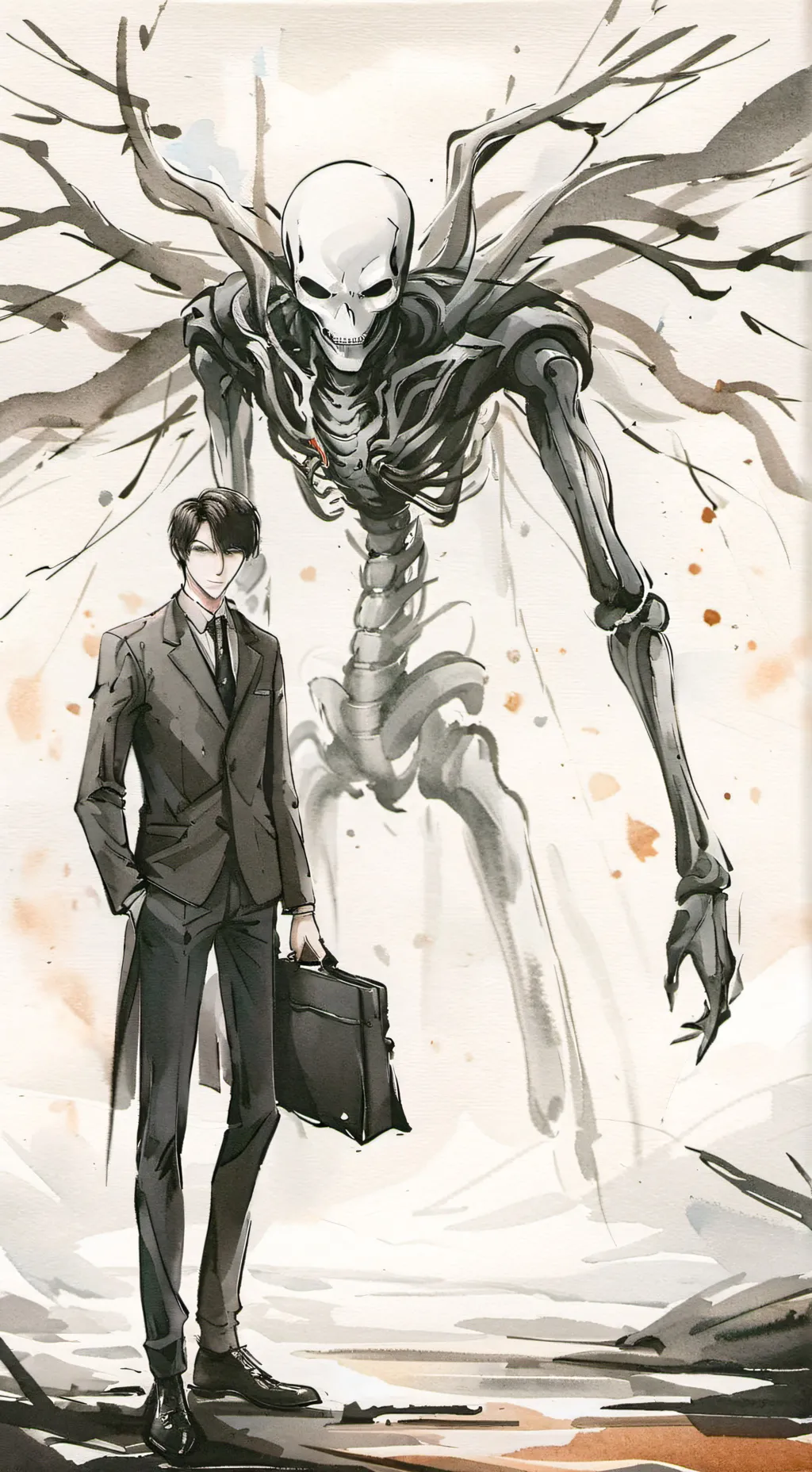 ai character: I have returned. background