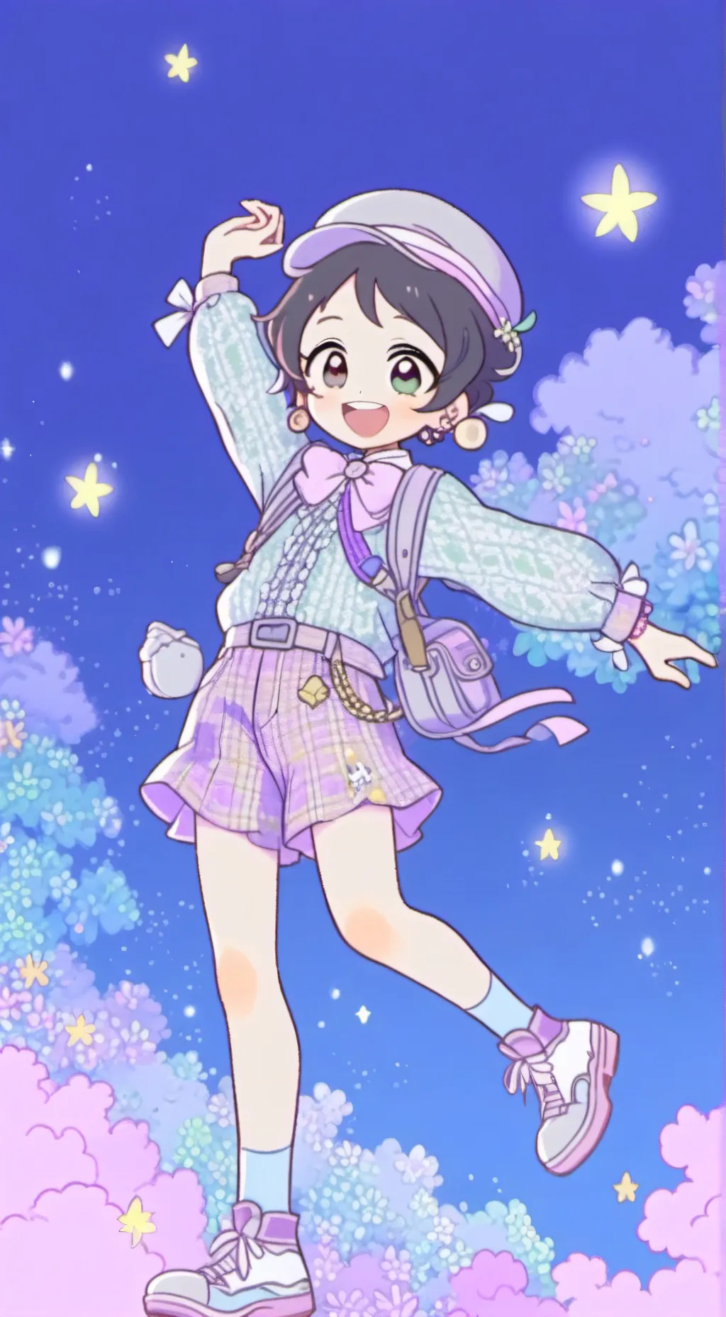 ai character: 乐乐 background