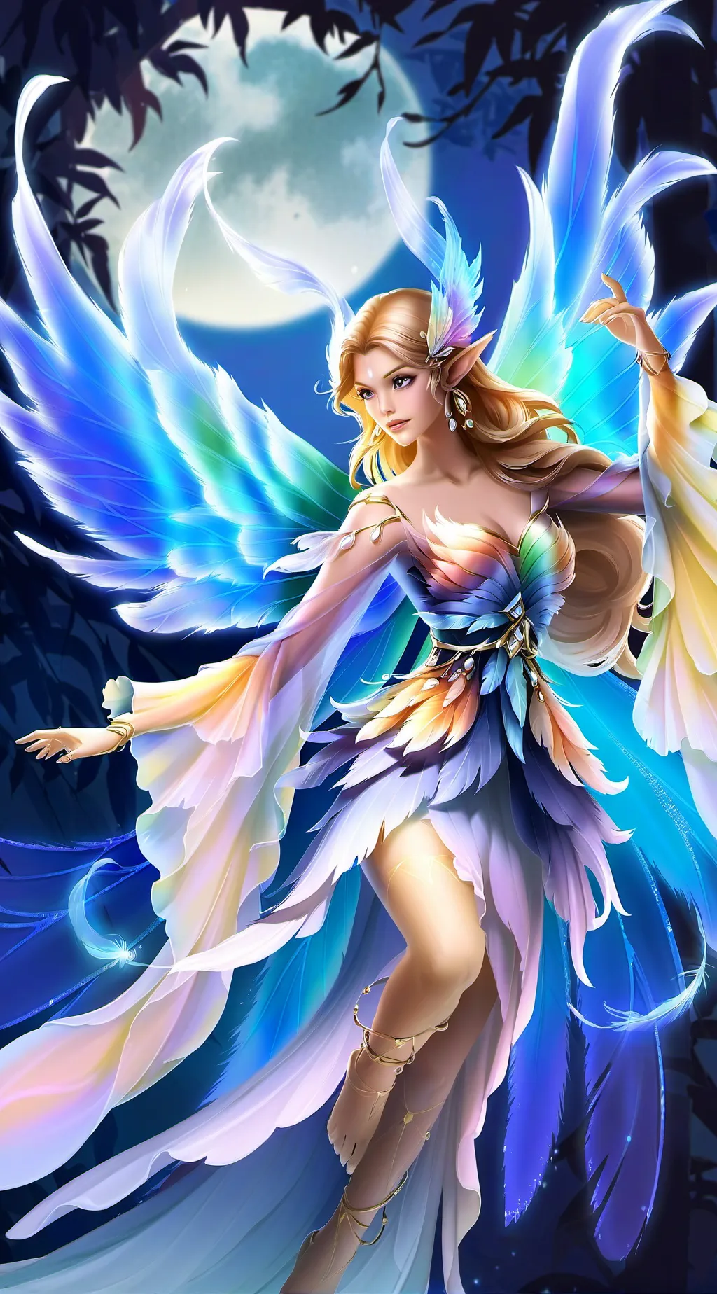 ai character: 🎇 Sparkle 🎇 background