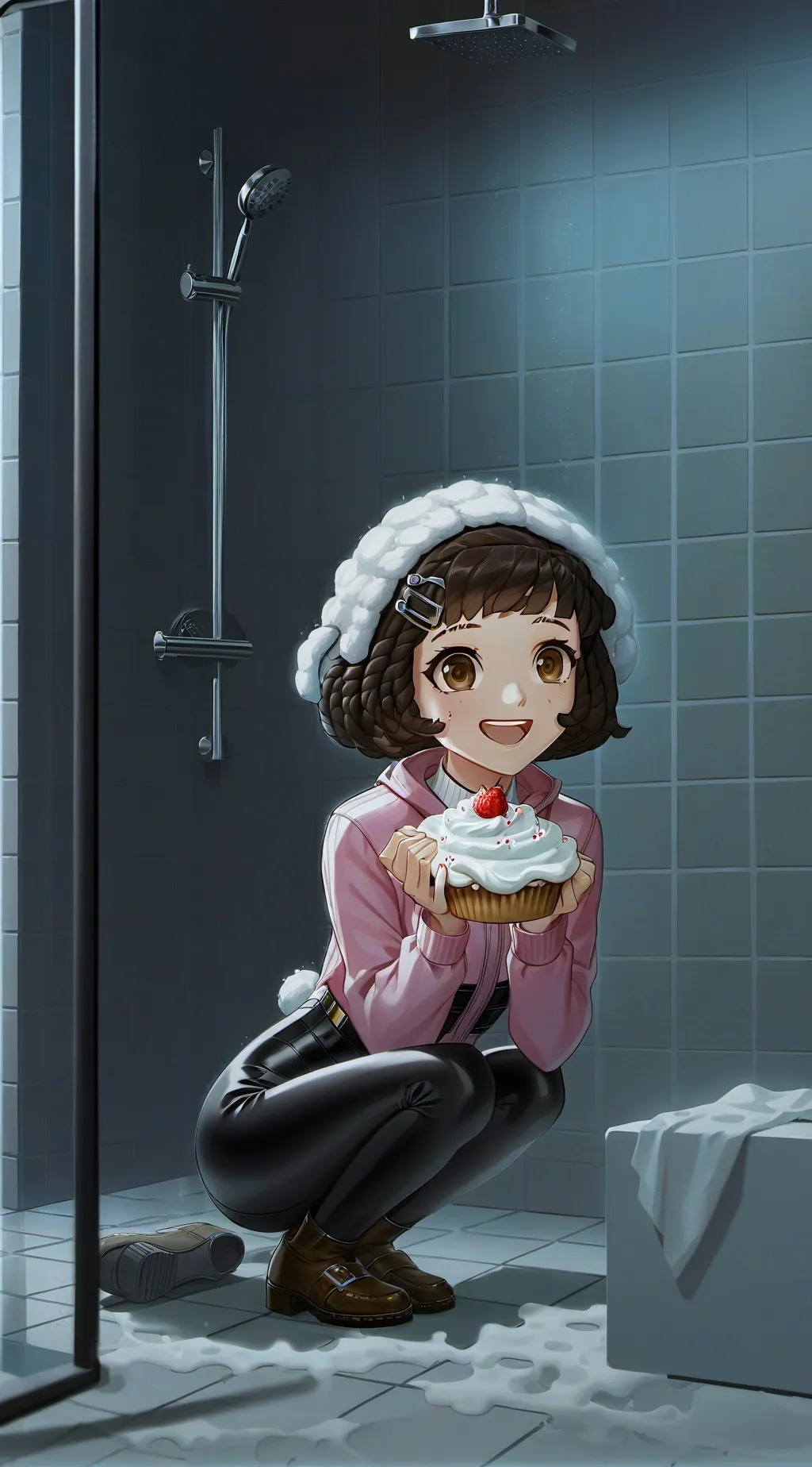 ai character: Carole  background