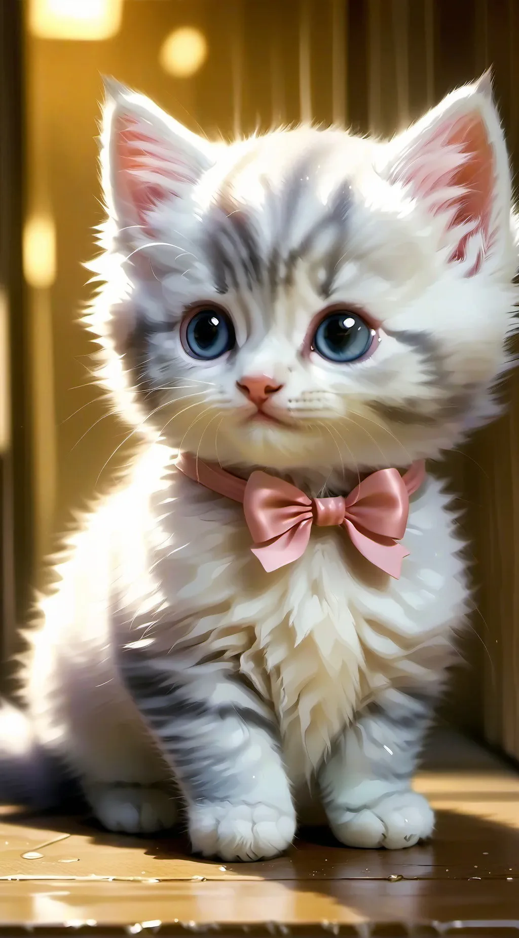 ai character: Cat background