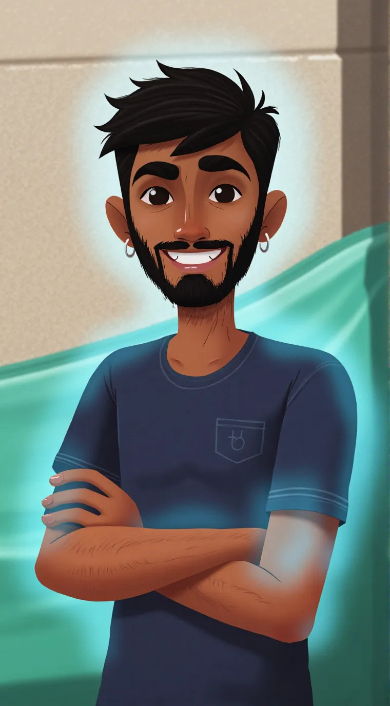 ai character: Sunny background