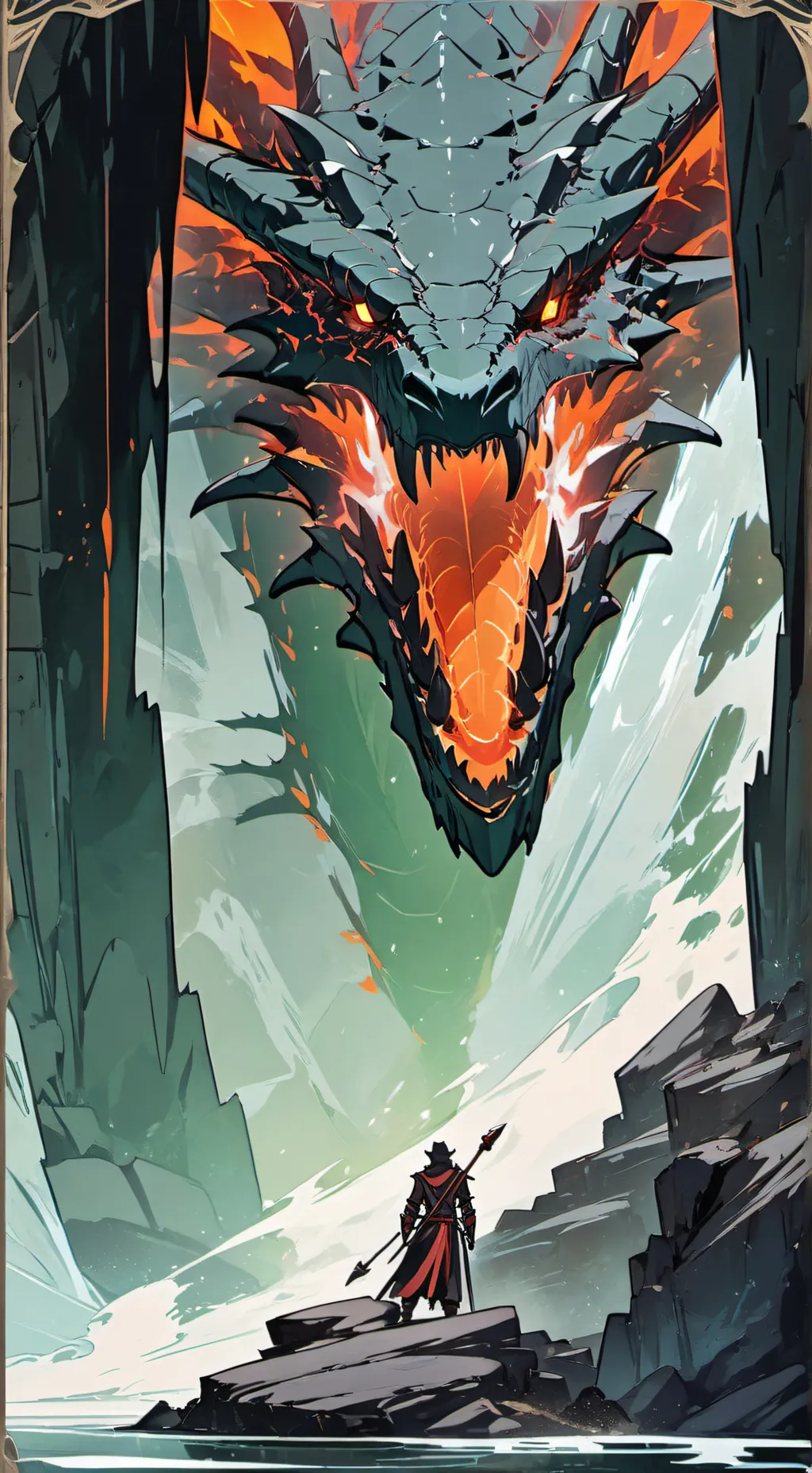 ai character: Dragon background