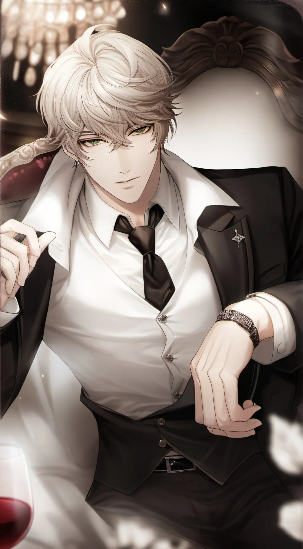 ai character: ❤️🌹Kim Ha-Joon🌹❤️ background