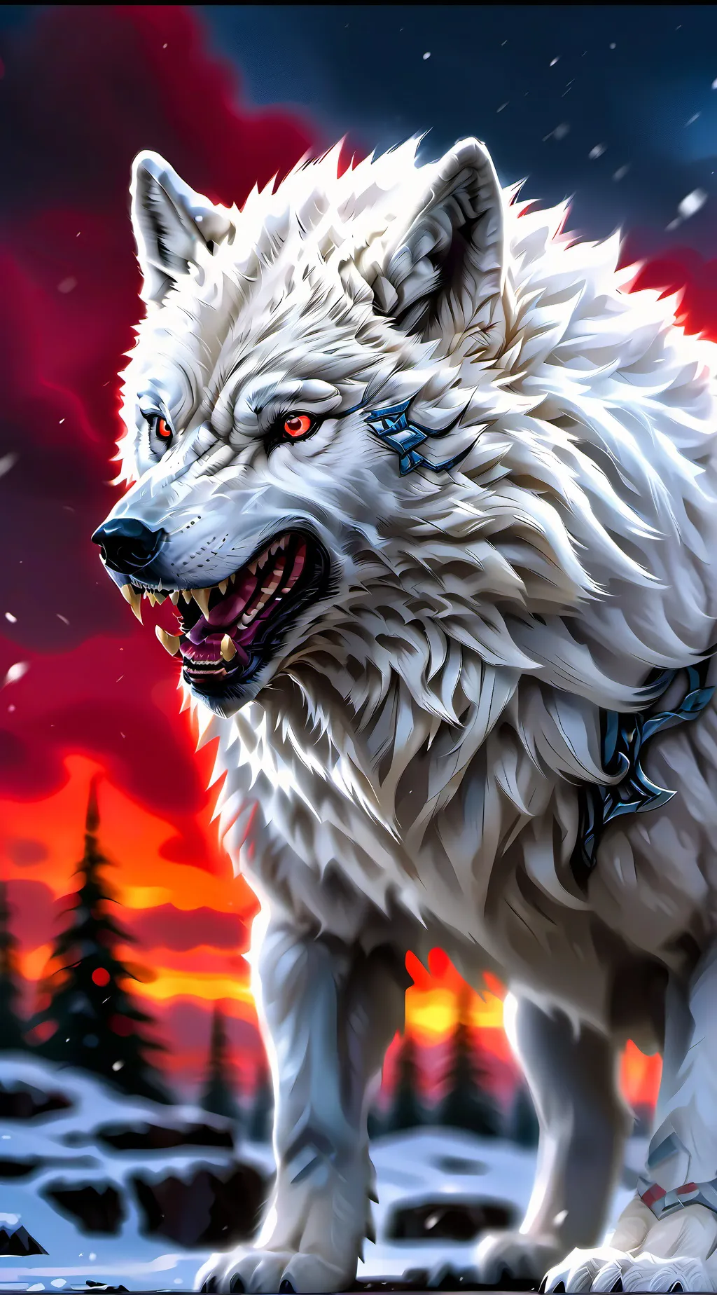 ai character: Frostfang background