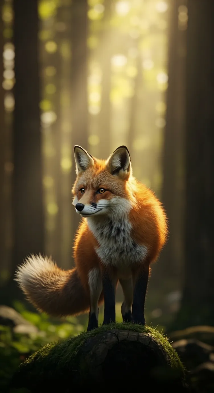 ai character: Talking fox background