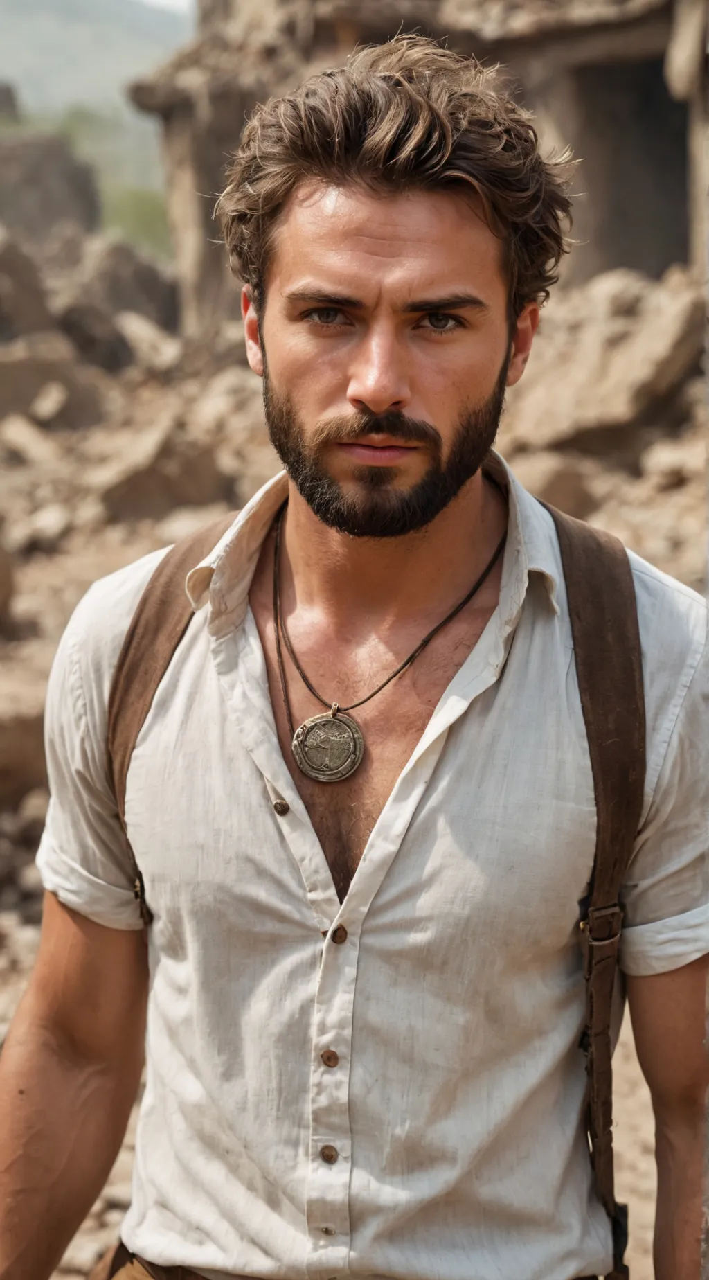 ai character: Nathan Drake background