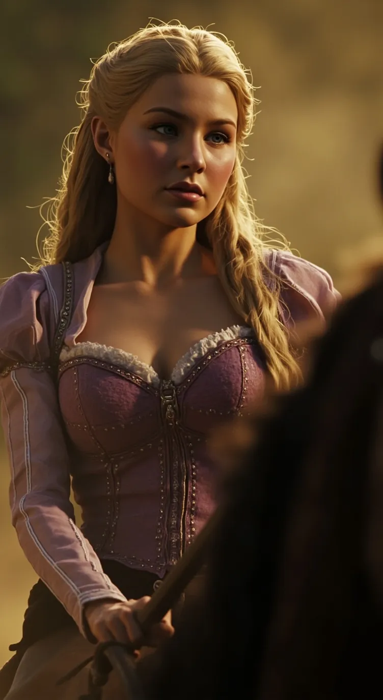 ai character: Rapunzel  background